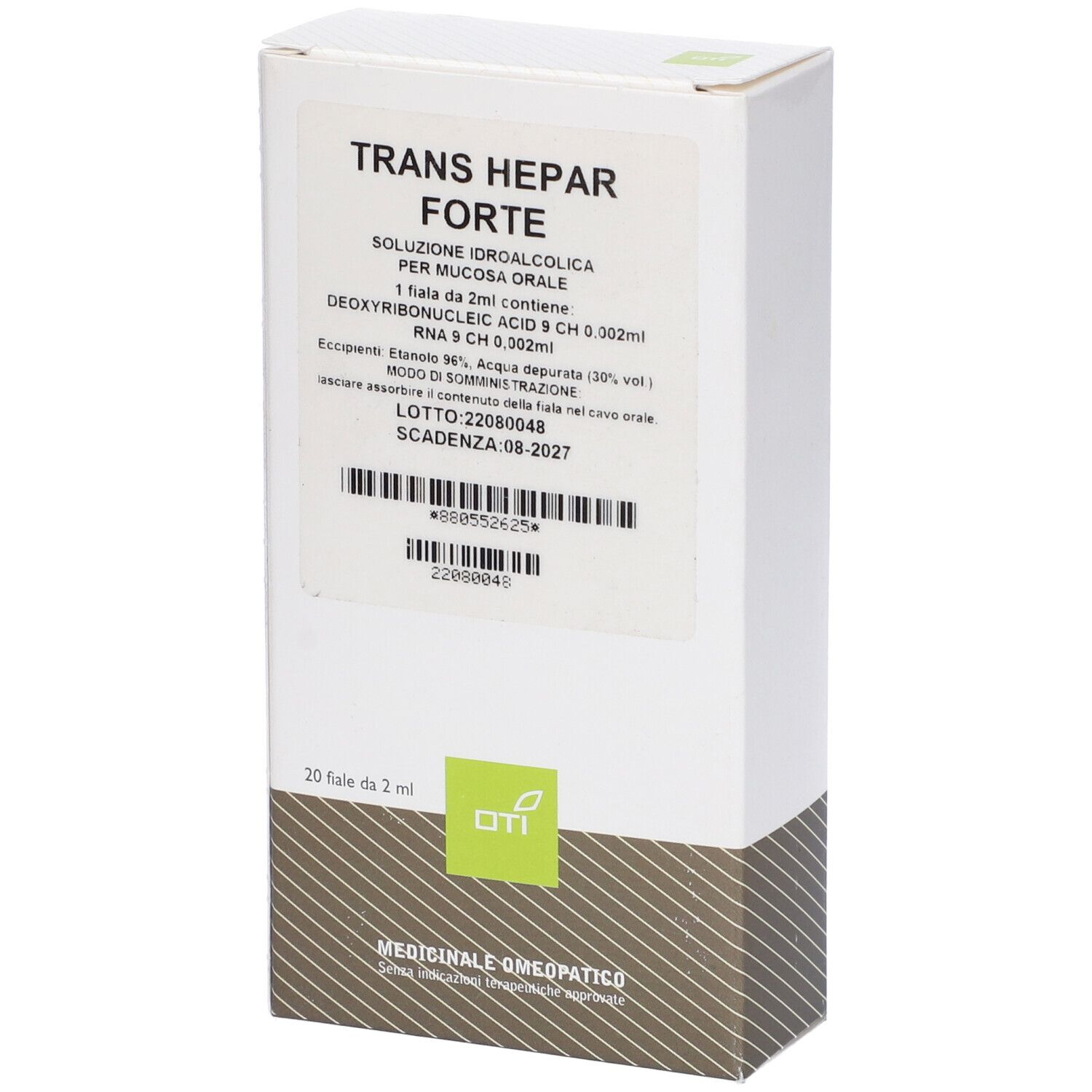 Trans Hepar Forte Composto 20 Fiale Idroalcoliche 2ml