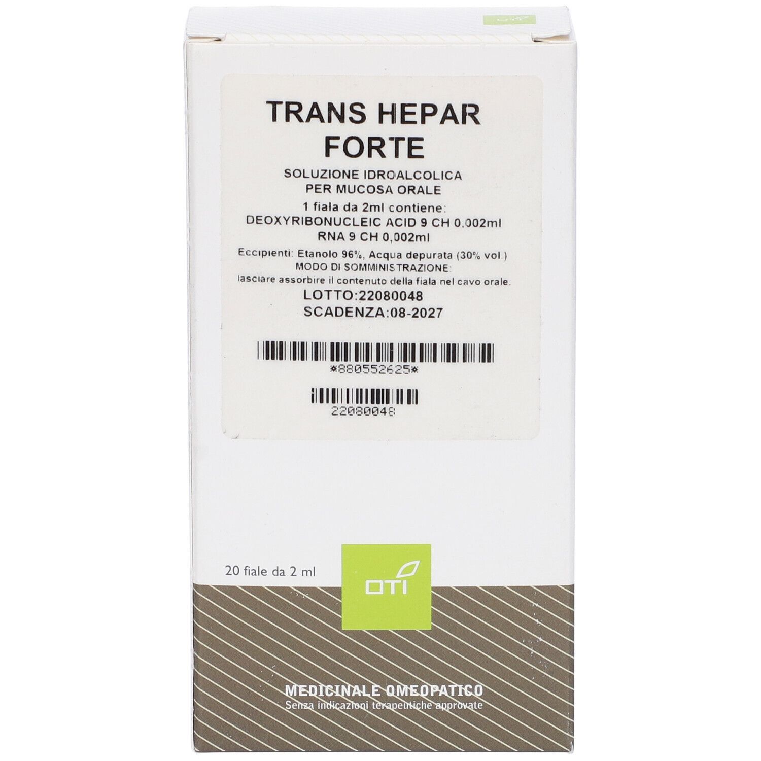Trans Hepar Forte Composto 20 Fiale Idroalcoliche 2ml