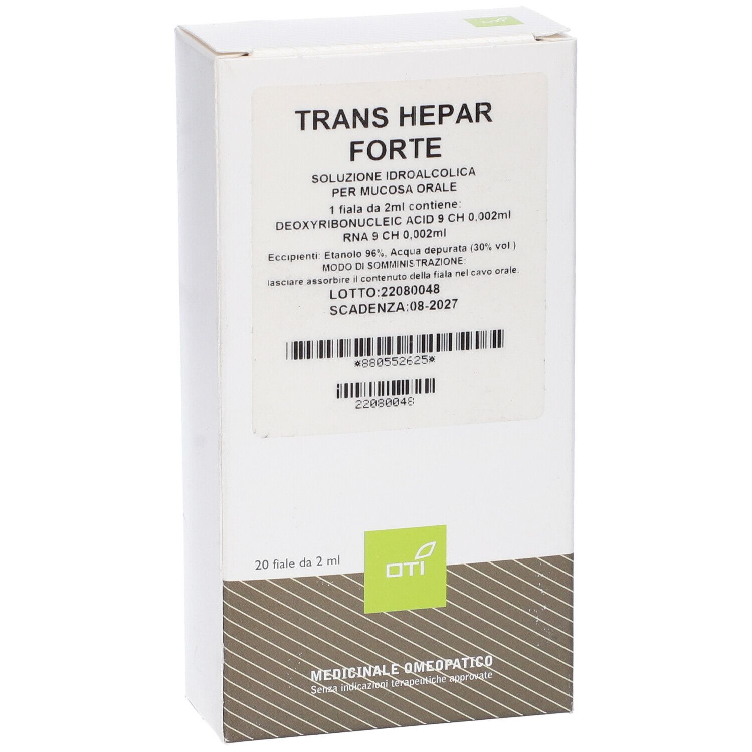 Trans Hepar Forte Composto 20 Fiale Idroalcoliche 2ml