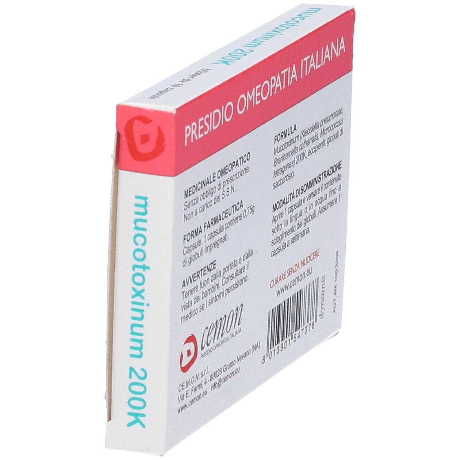 Cemon Mucotoxinum 200K 10 Capsule (Cm-I)