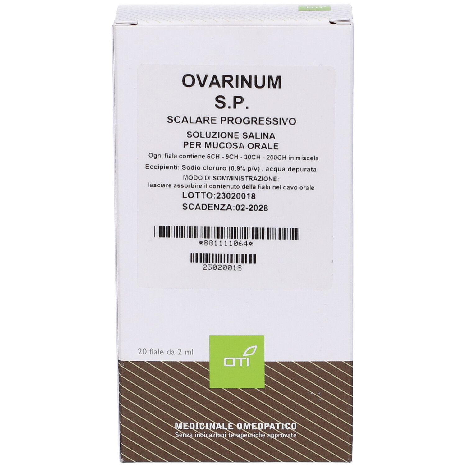 Ovarinum Scalare Progressivo 20 Fiale Fisiologiche 2ml