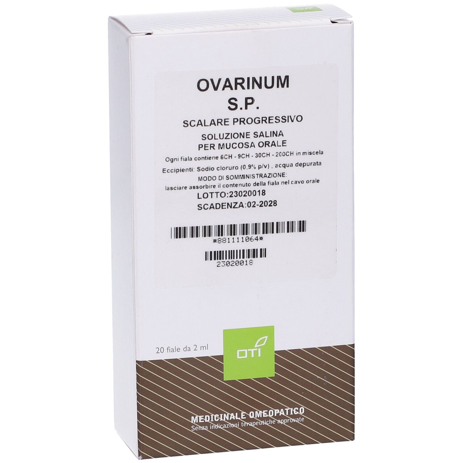 Ovarinum Scalare Progressivo 20 Fiale Fisiologiche 2ml