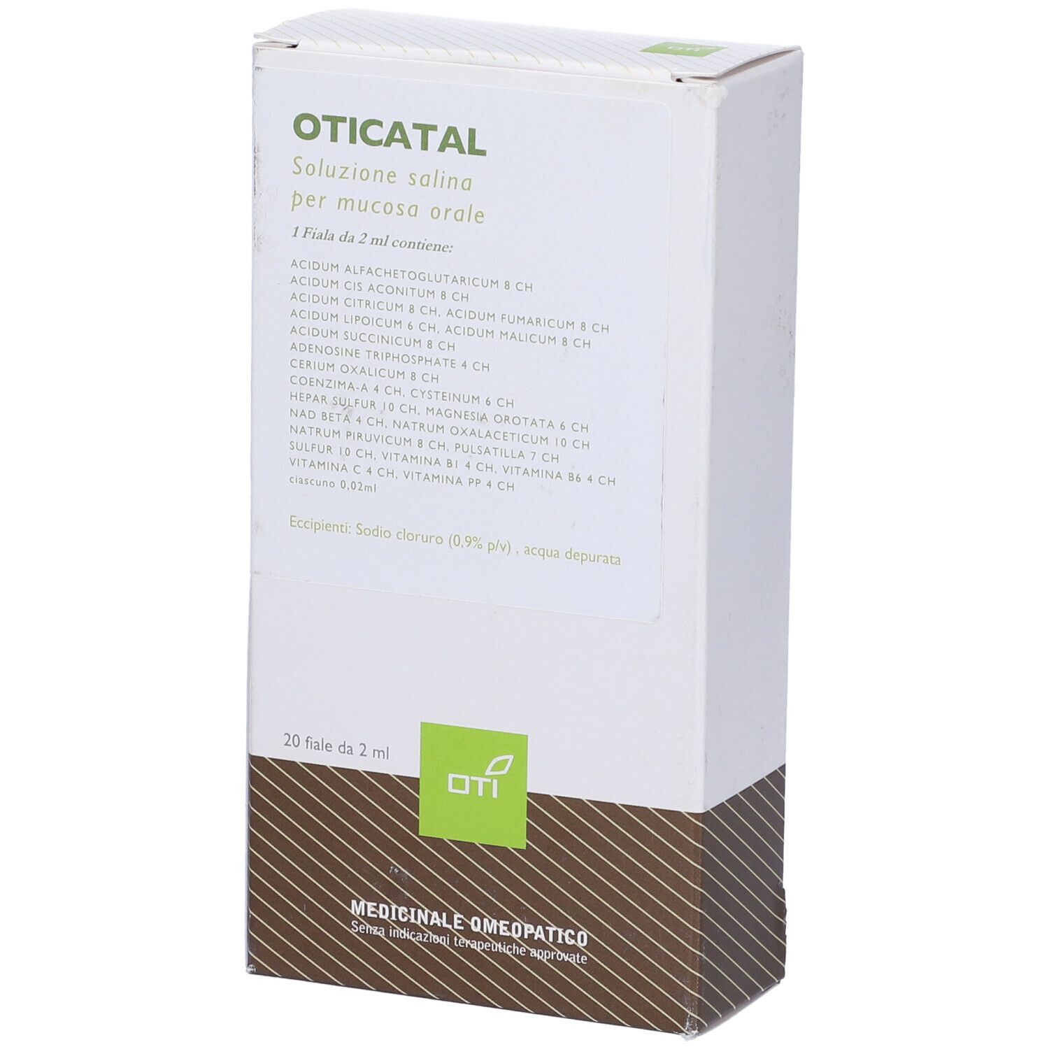 Oticatal Composto 20 Fiale Fisiologiche 2Ml