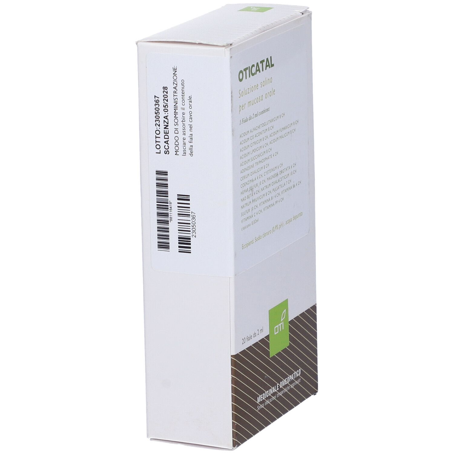 Oticatal Composto 20 Fiale Fisiologiche 2Ml
