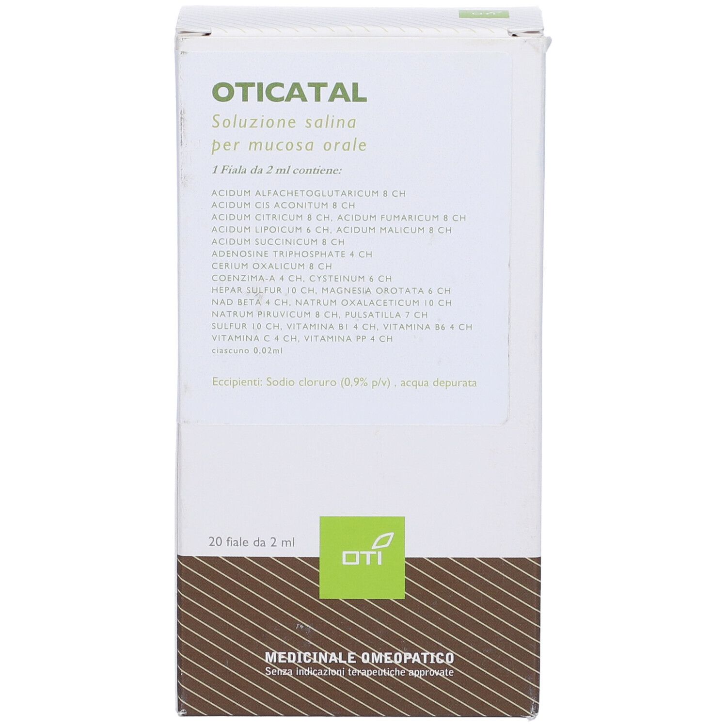 Oticatal Composto 20 Fiale Fisiologiche 2Ml