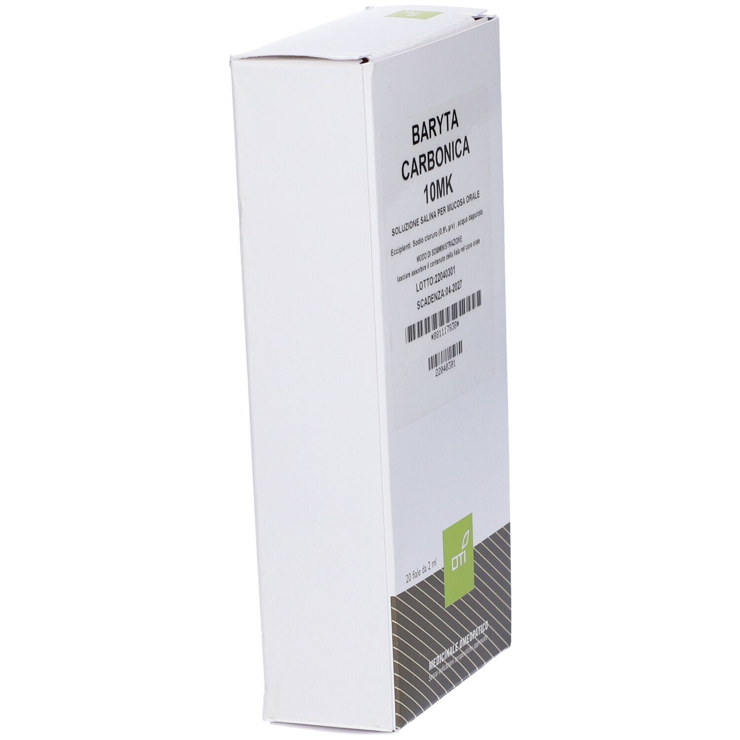 Baryta Carbonica 10Mk 20 Fiale Fisiologiche 2ml