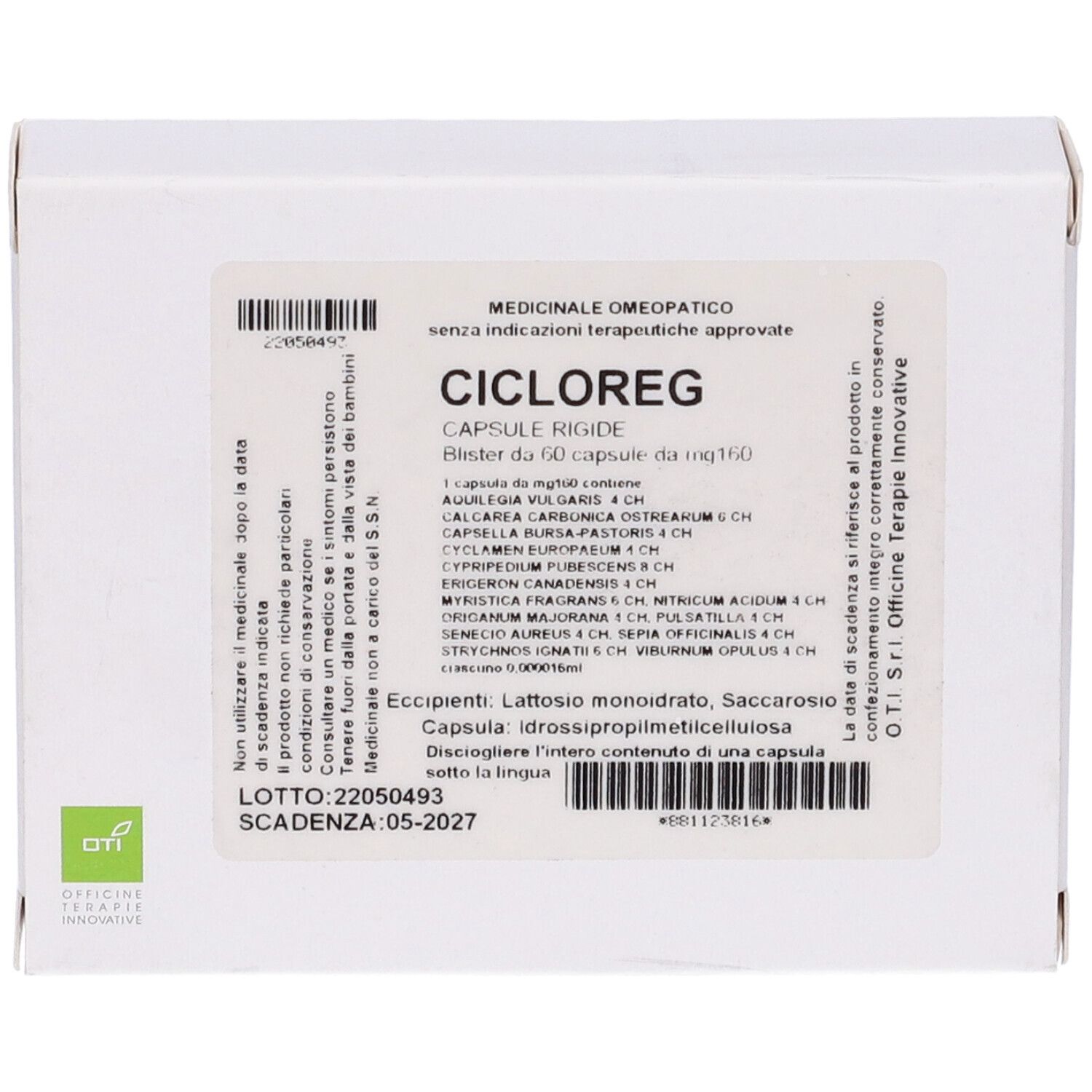 Cicloreg Composto 60 Capsule
