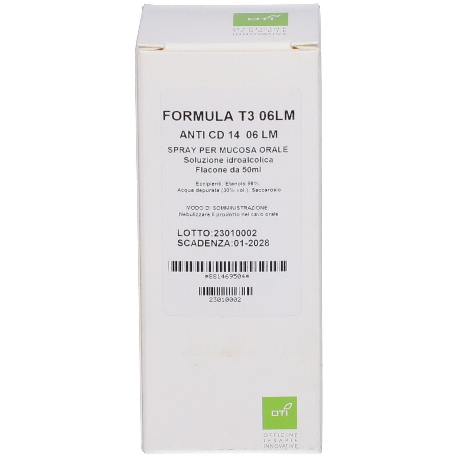 Formula T3 6Lm Spray 50 ml Soluzione Idroalcolica