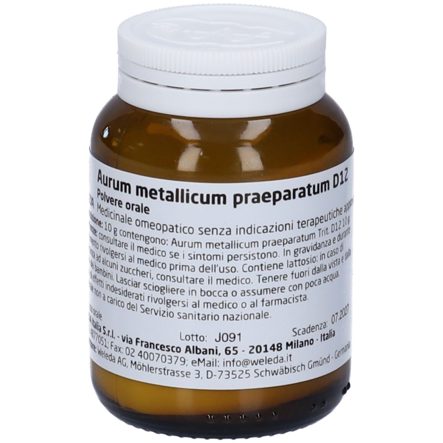 Aurum Metallicum Praeparatum D12