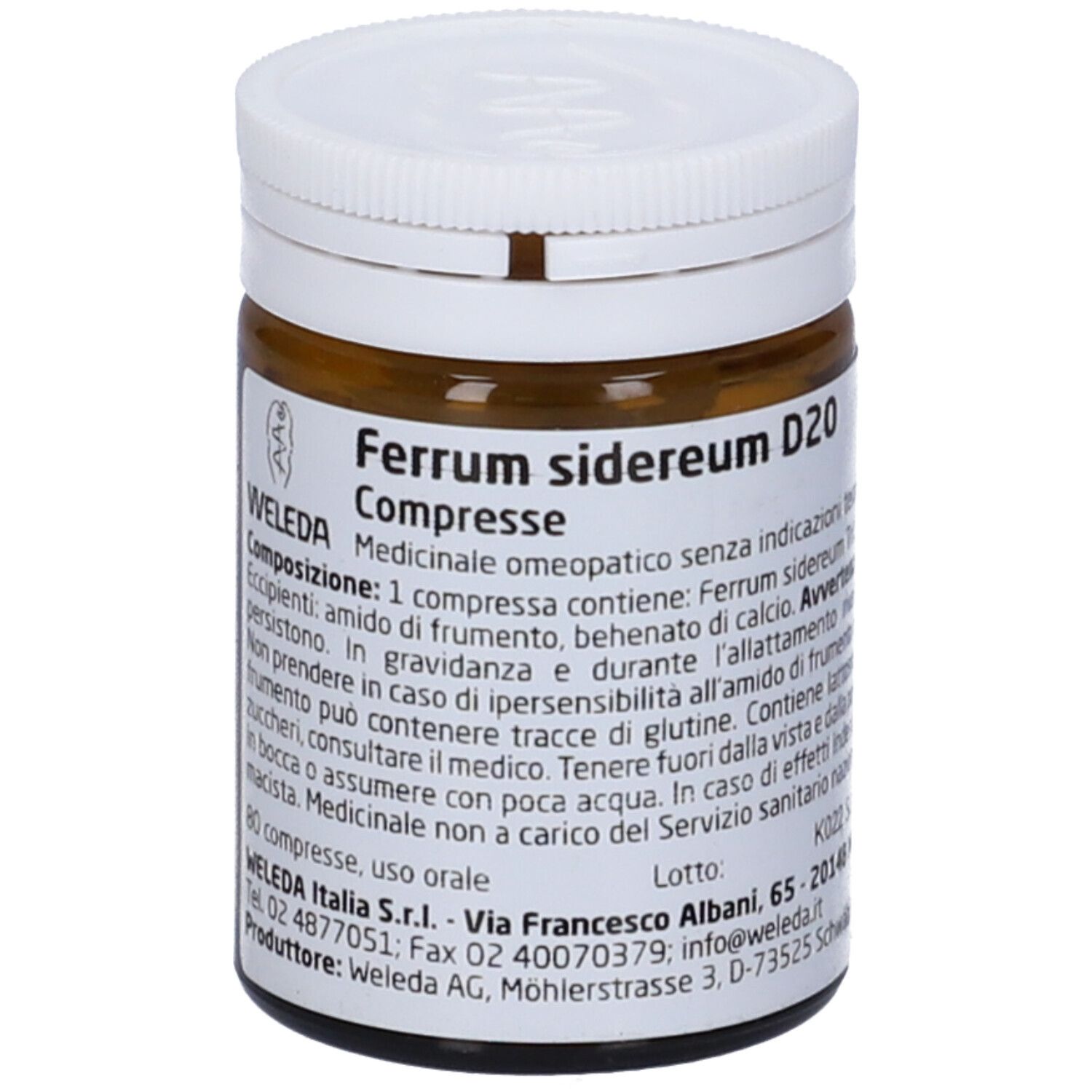 Ferrum Sidereum D20 80 Compresse