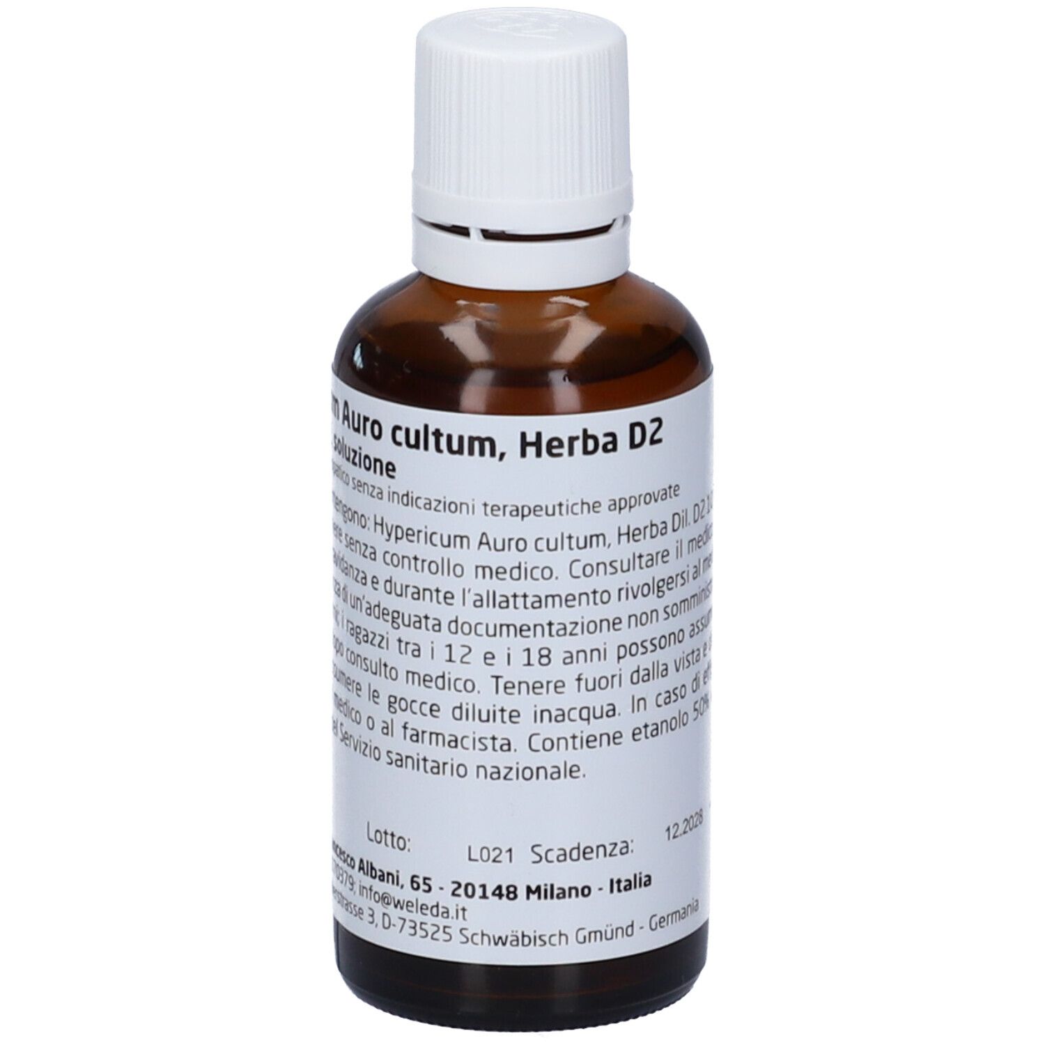 Hypericum Auro Cultum Herba D2 50 ml