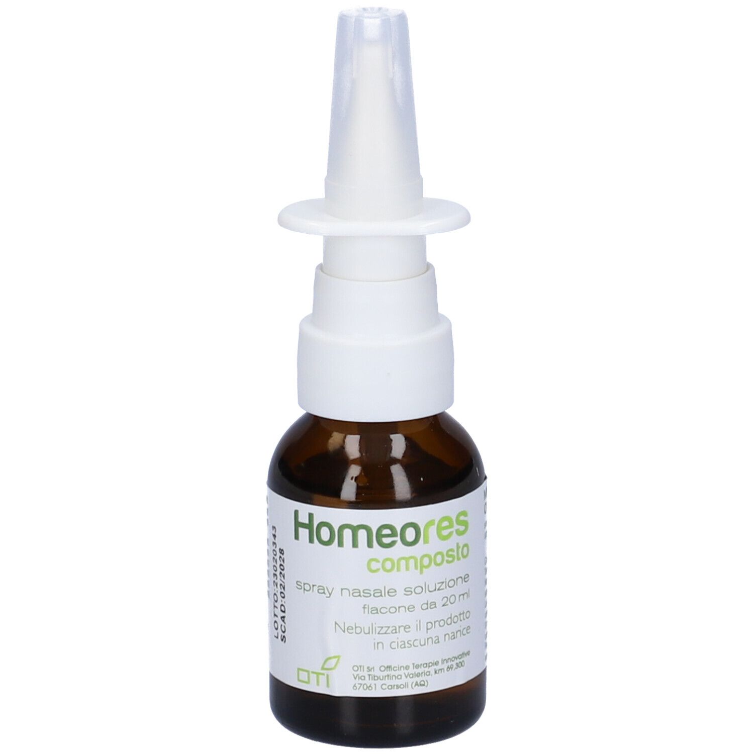 Homeores Composto Spray Nasale 20 Ml Soluzione Fisiologica
