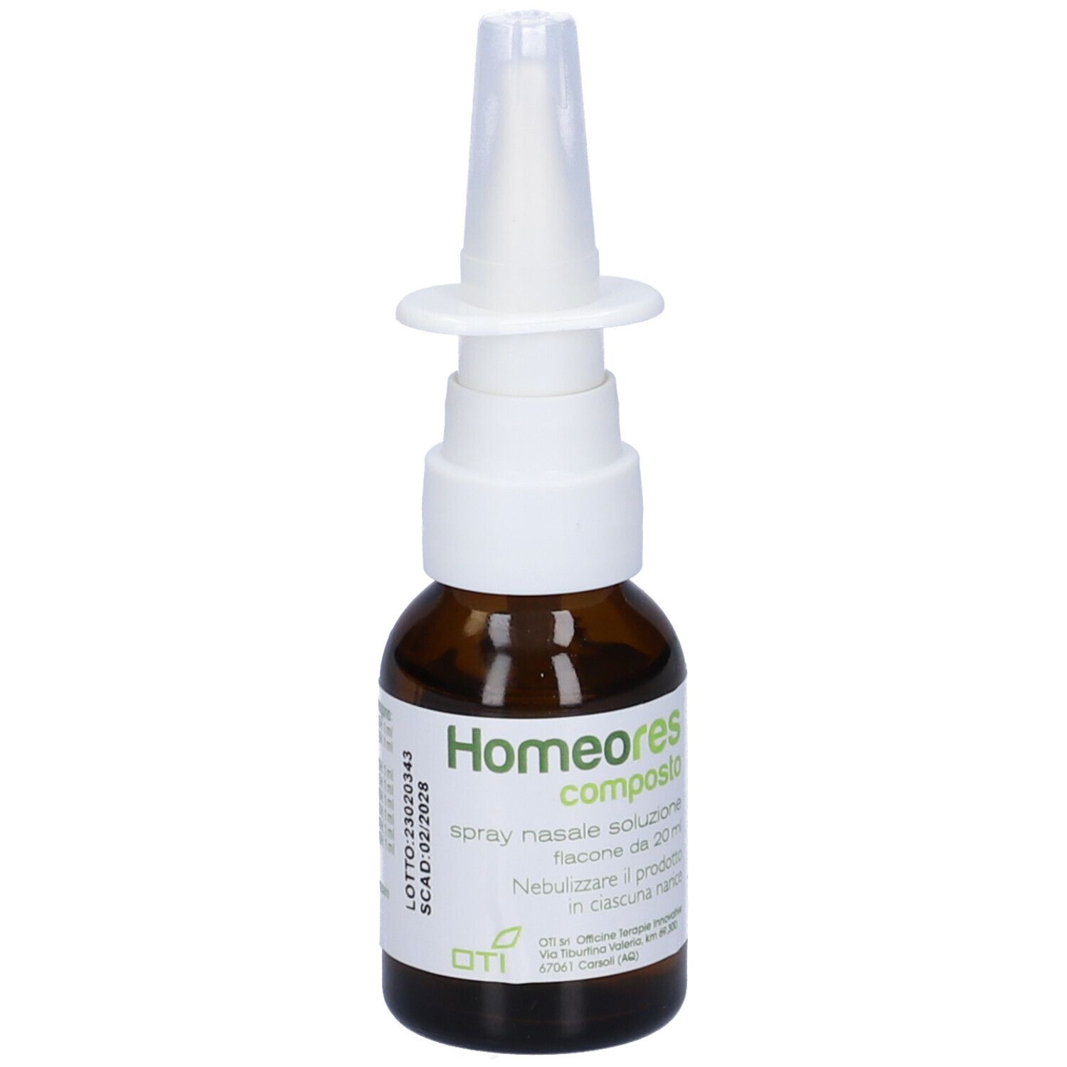 Homeores Composto Spray Nasale 20 Ml Soluzione Fisiologica