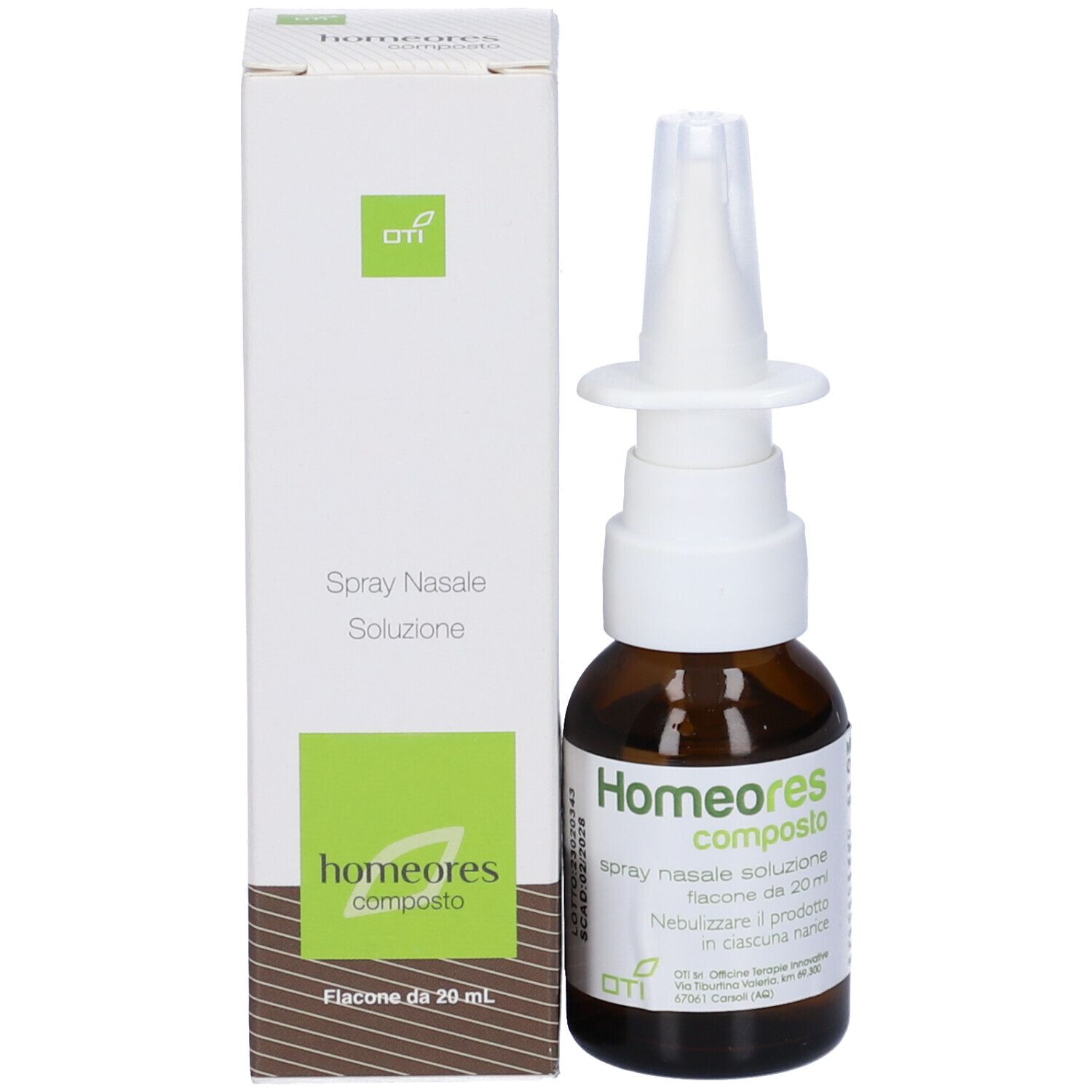 Homeores Composto Spray Nasale 20 Ml Soluzione Fisiologica