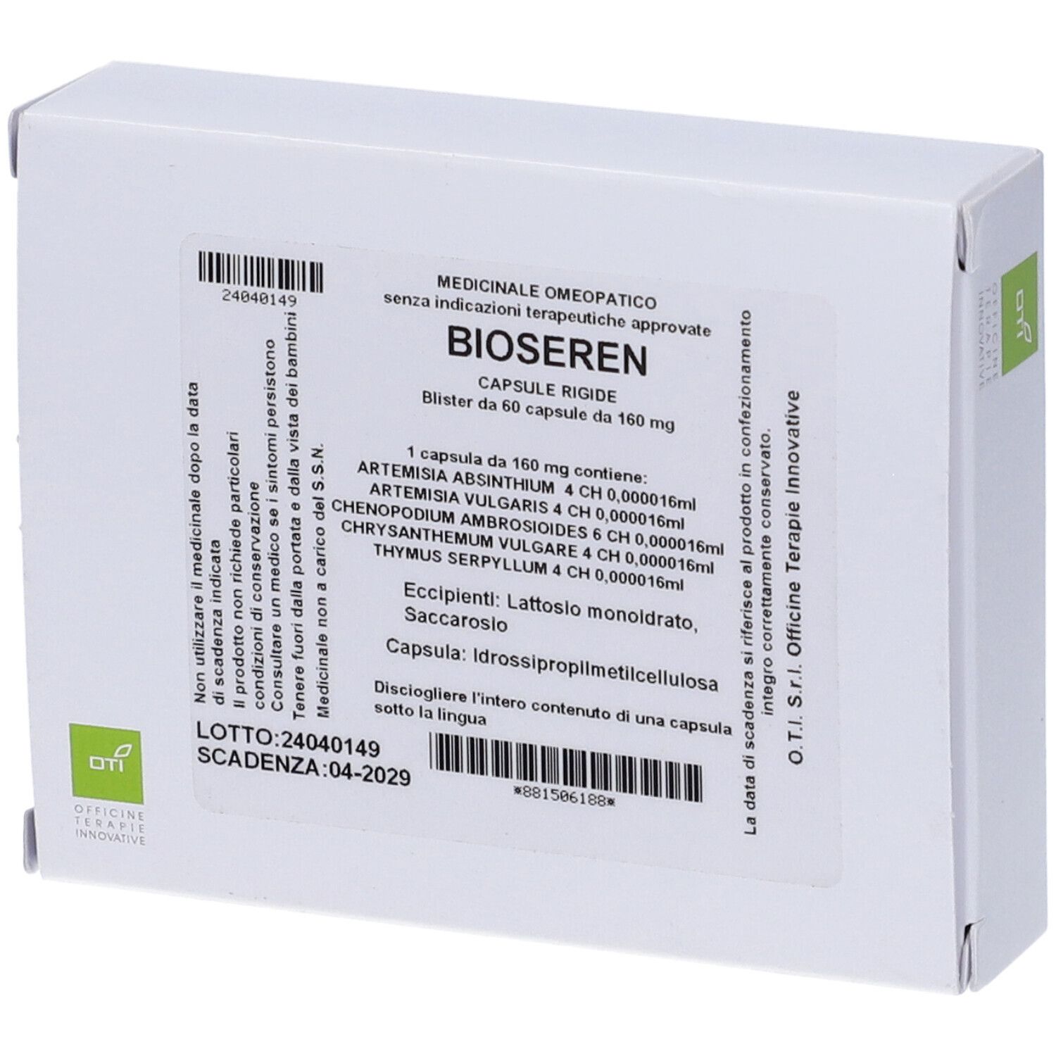 Bioseren Composto 60 Capsule