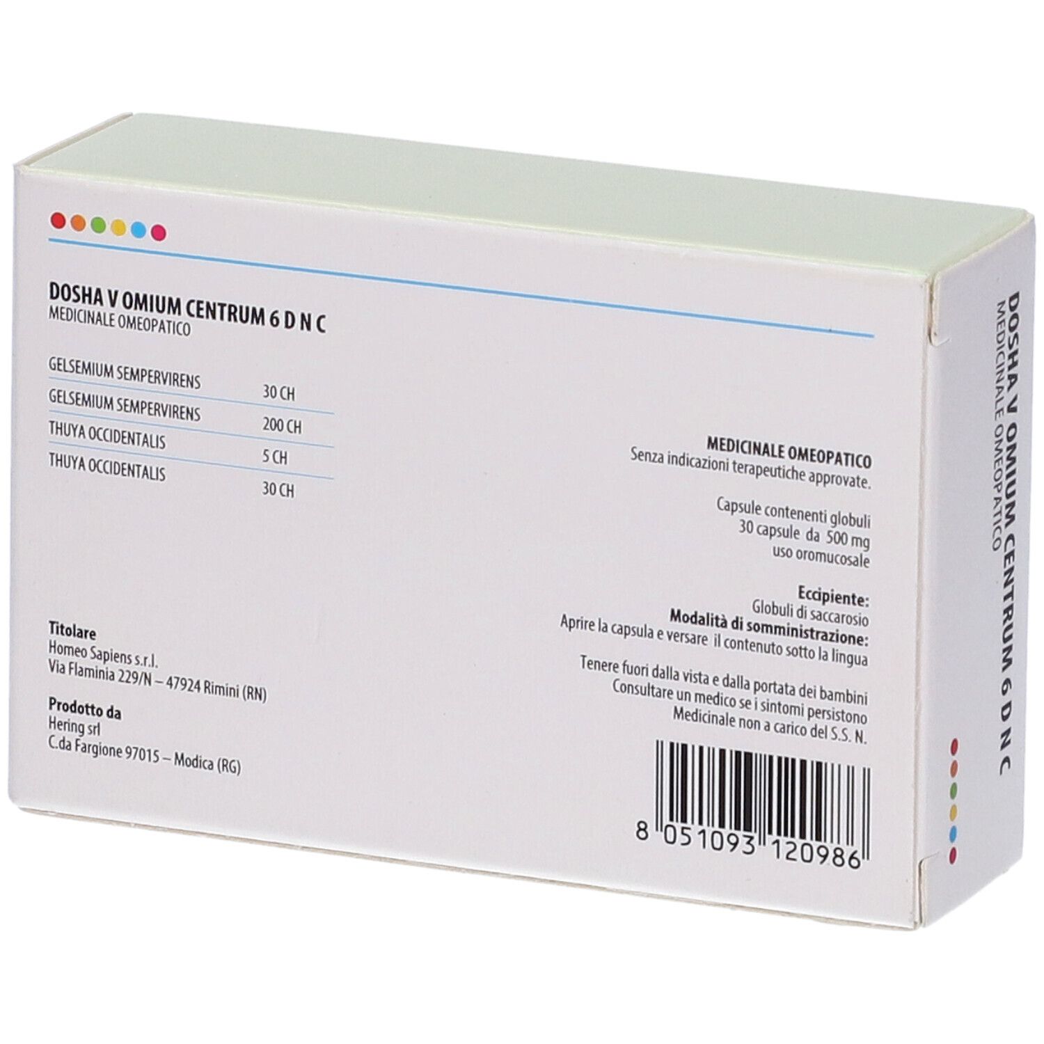 Dosha V Omium Centrum 6 Dnc 30 Capsule Da 500 Mg