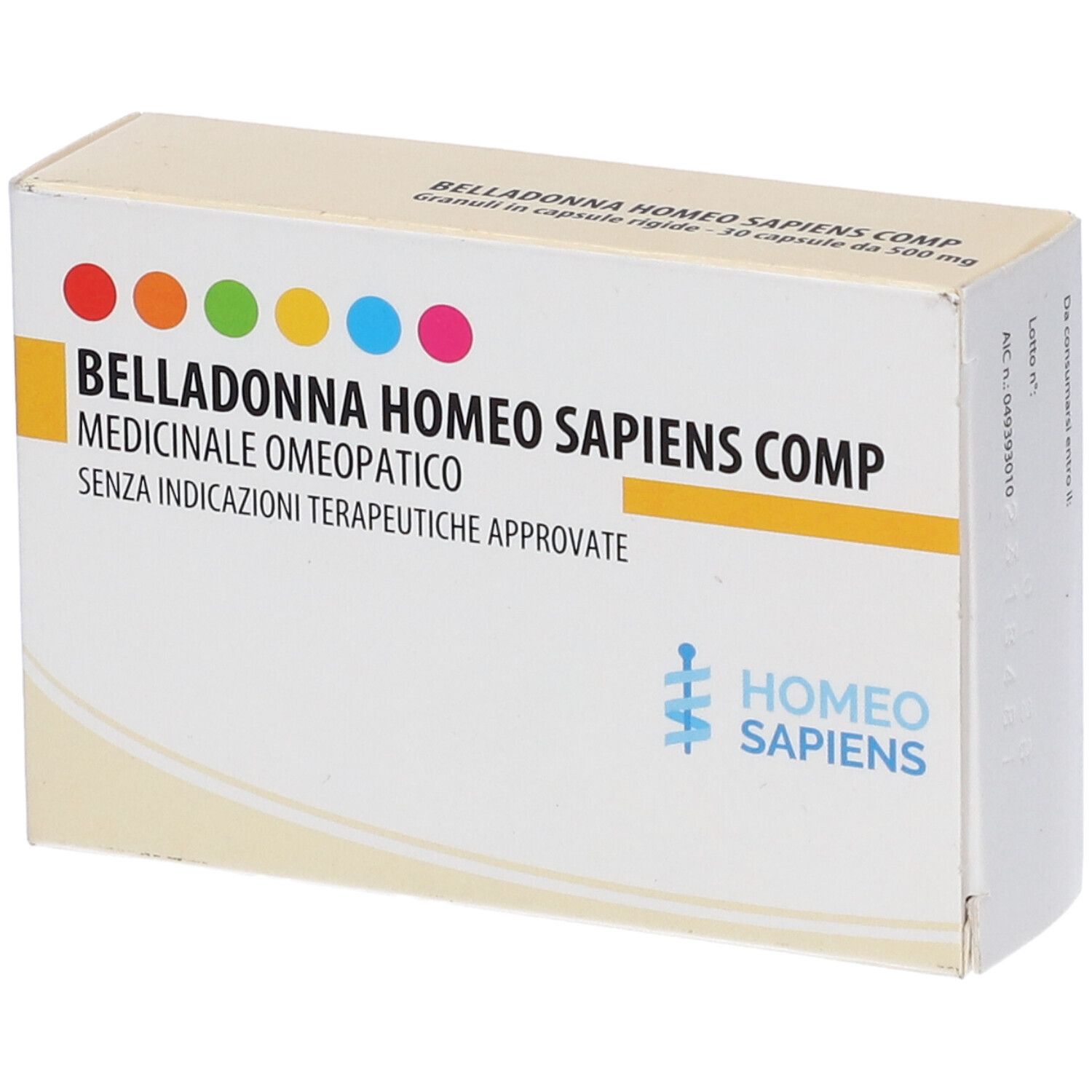 Homeo Sapiens Belladonna Capsule 500 Mg