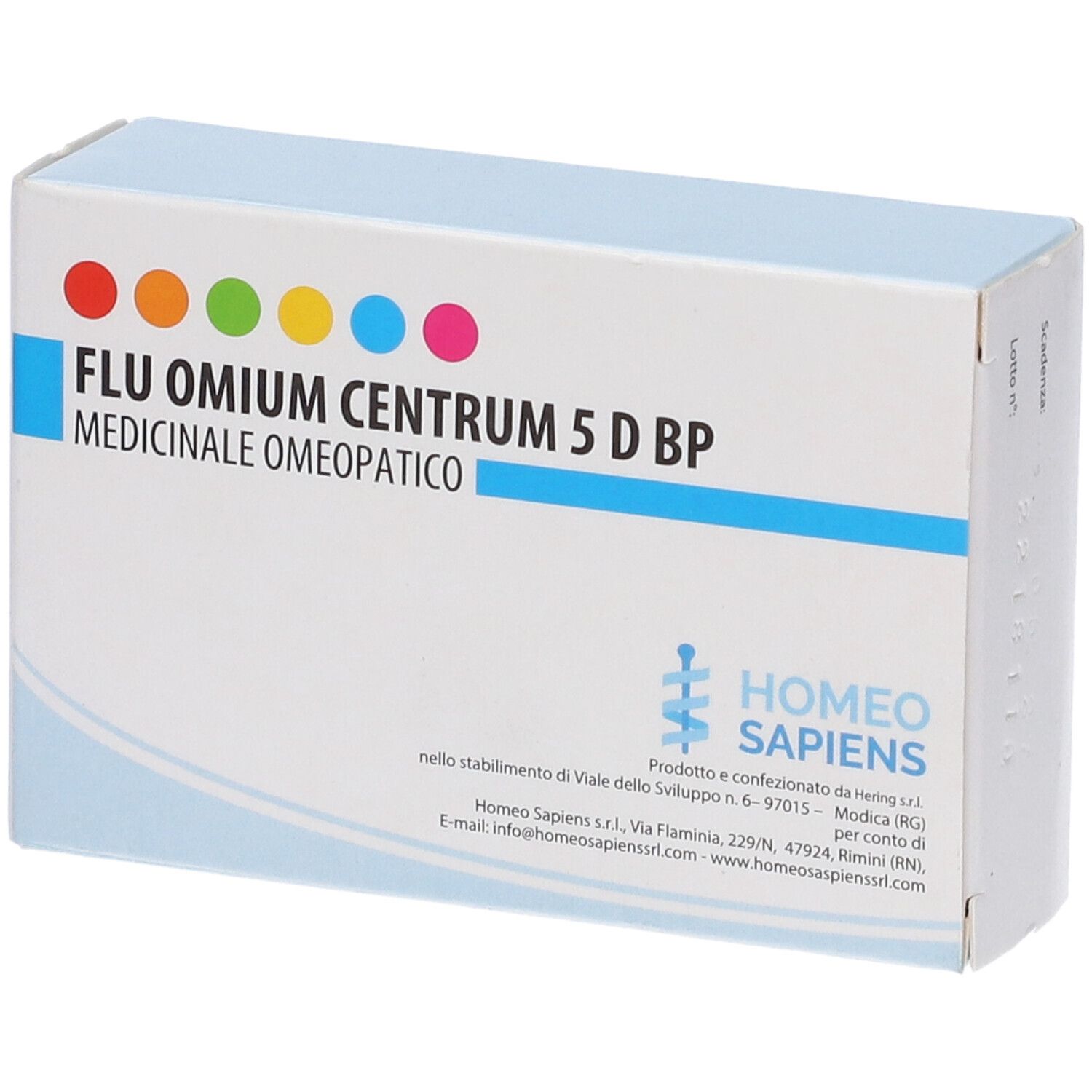 Homeo Sapiens Flu Omium Centrum 5 D Bp Capsule 500 Mg