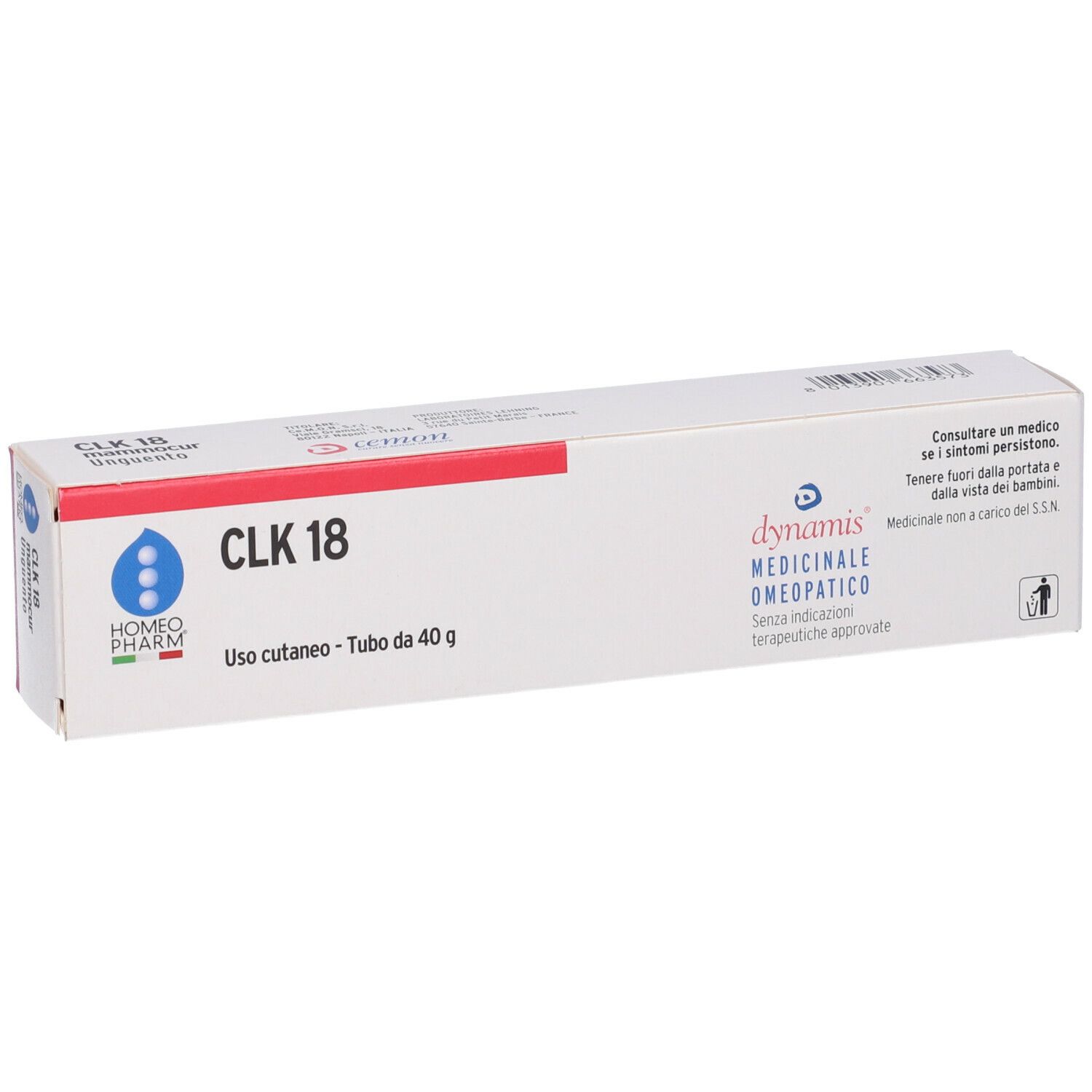 Cemon Clk18 Homeopharm Unguento 40 G