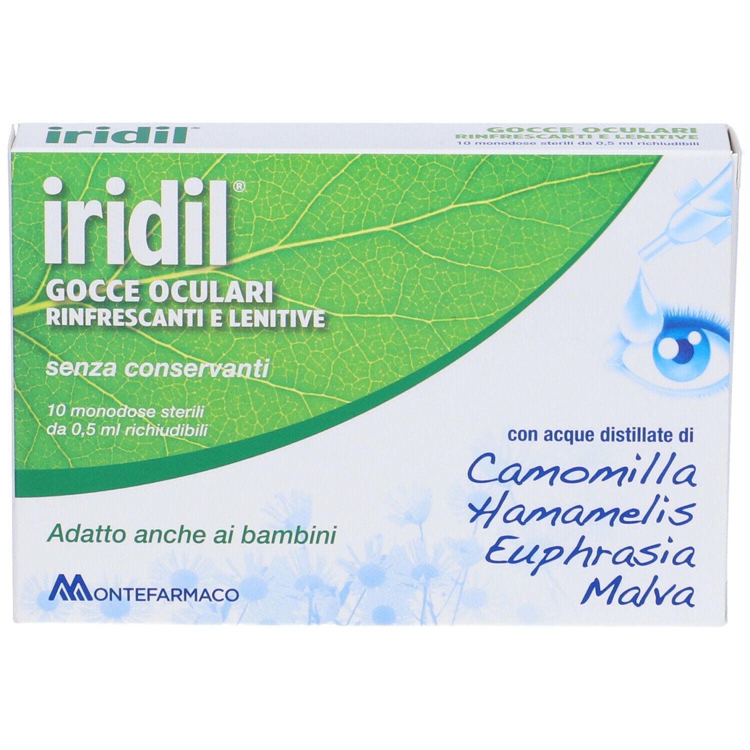 Iridil® Gocce Oculari Rinfrescanti e Lenitive