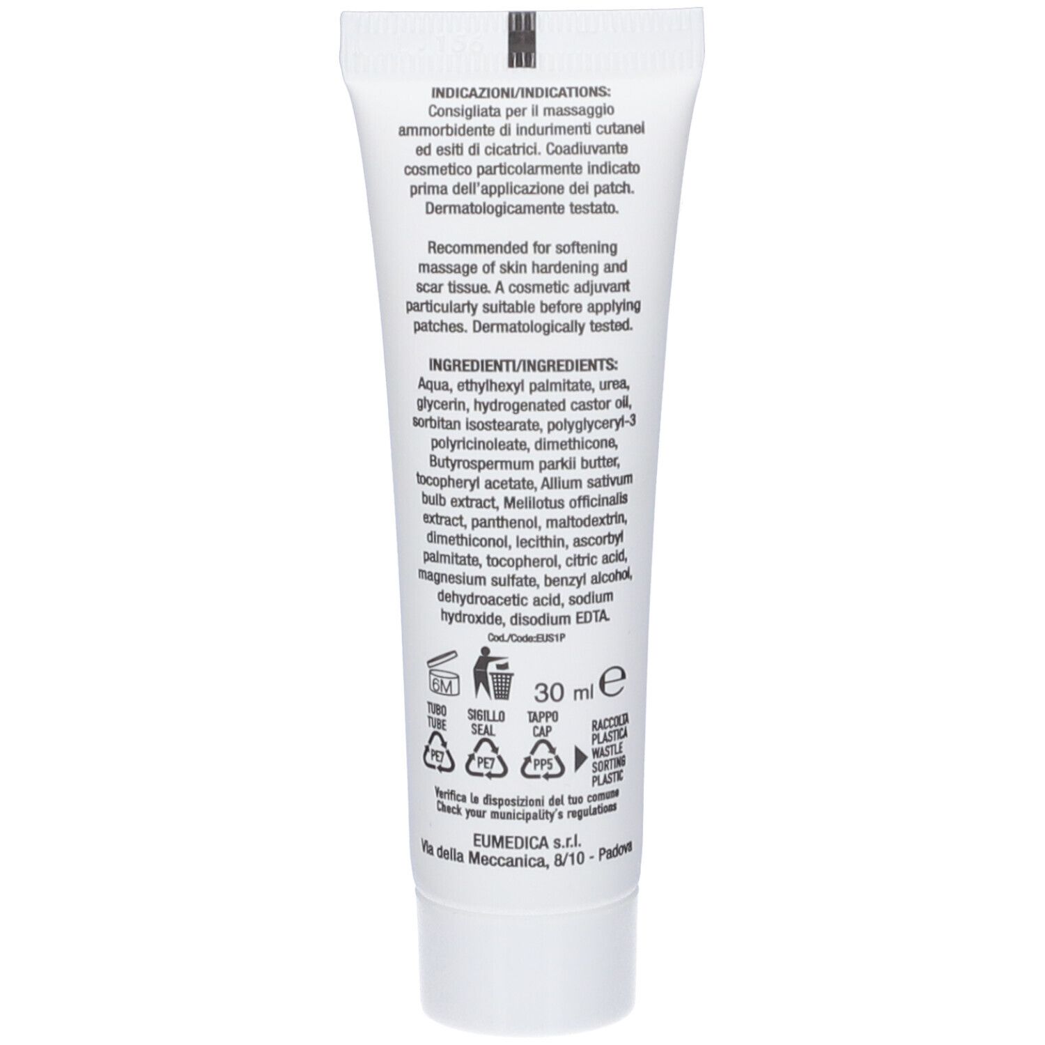 Retro del tubo. Ingredienti e istruzioni. 30 ml.