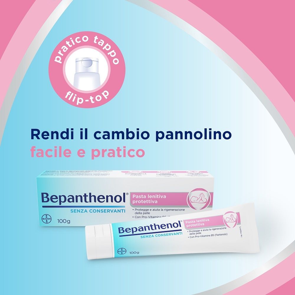 Bepanthenol Pasta Lenitiva Protettiva Prurito e Irritazione da pannolino