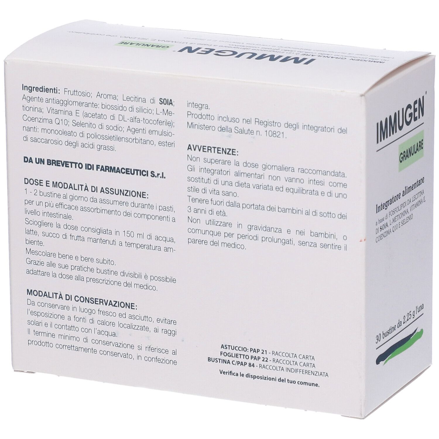 Immugen Granulare 30 Bustine
