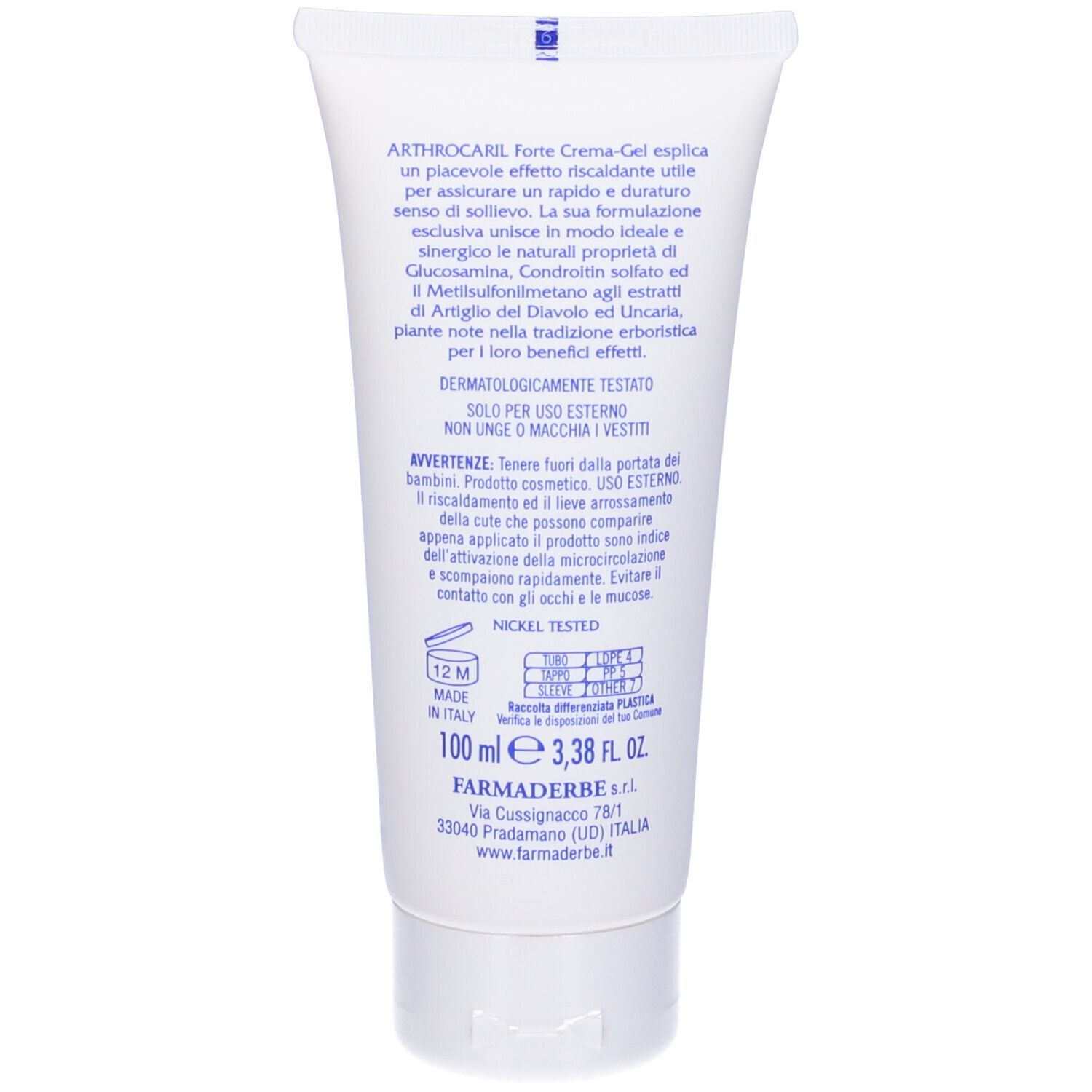 Arthrocaril Forte Crema Gel 100 Ml