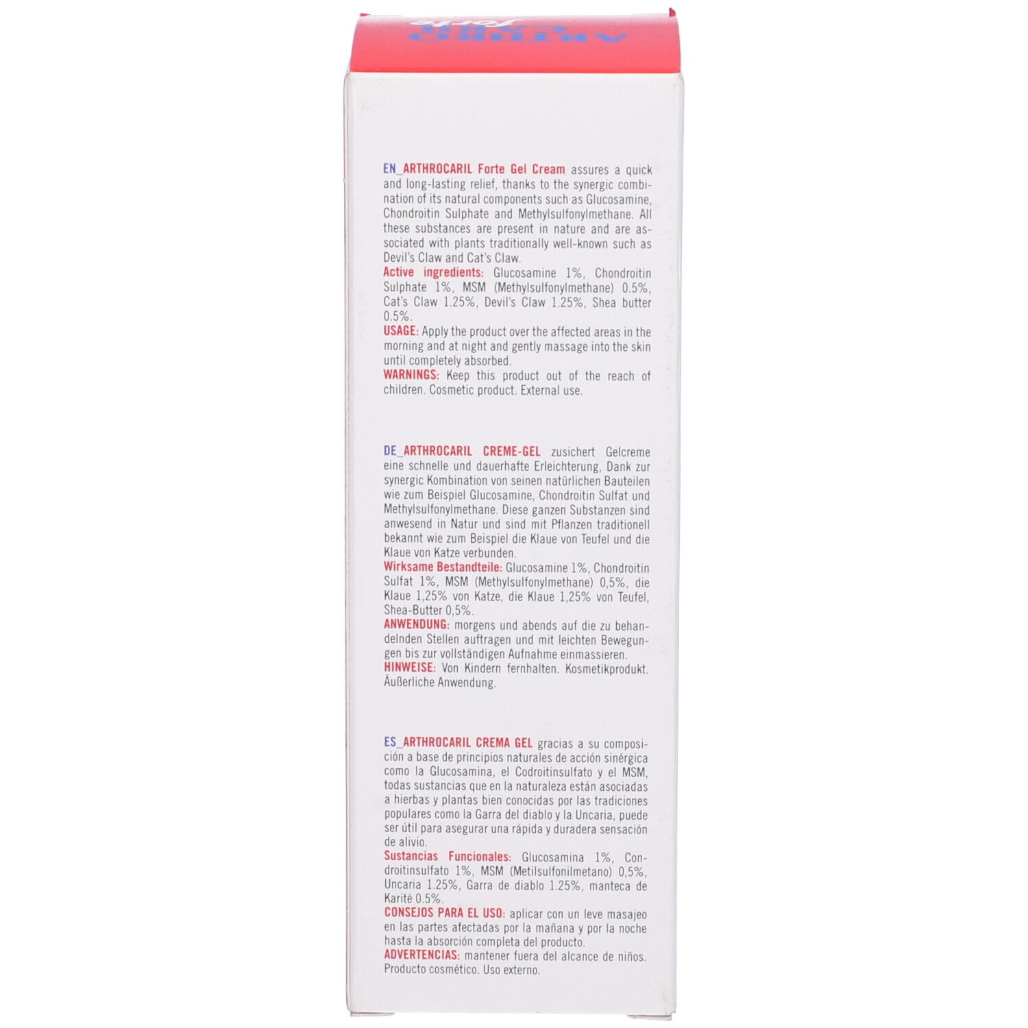 Arthrocaril Forte Crema Gel 100 Ml