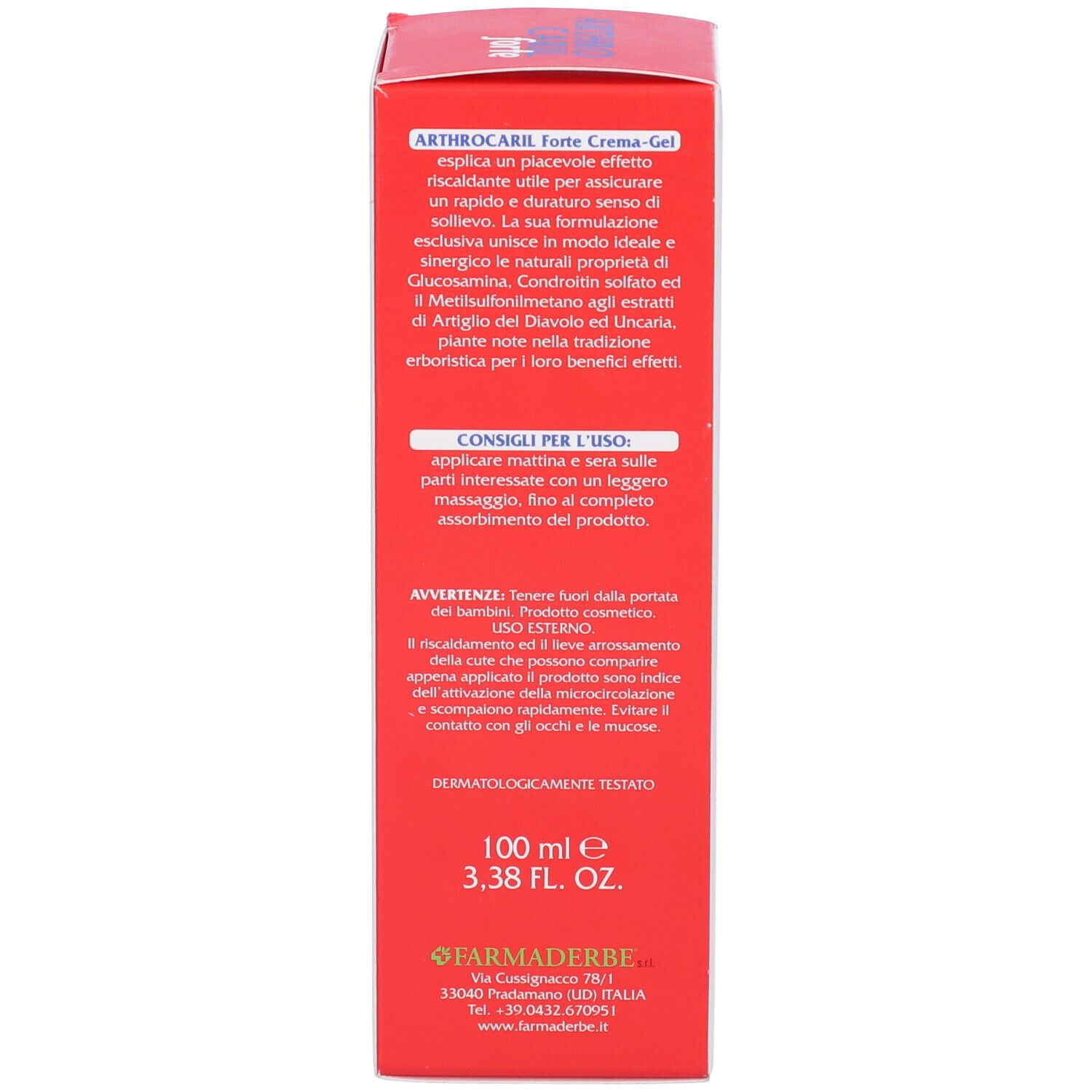 Arthrocaril Forte Crema Gel 100 Ml
