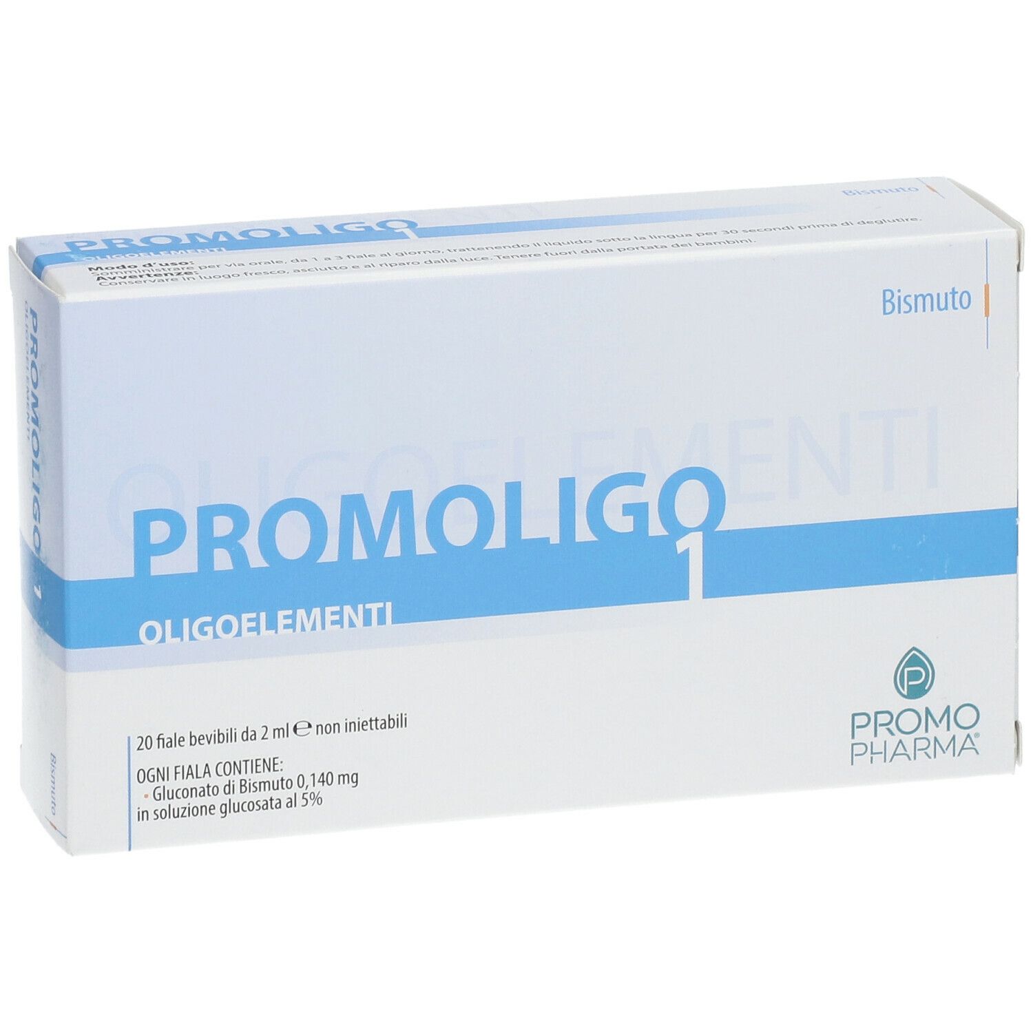 PromoPharma®  PROMOLIGO 1 Bismuto Oligoelementi