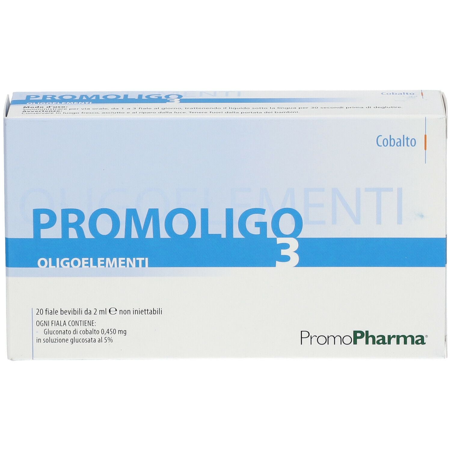 PromoPharma®  PROMOLIGO 3 Cobalto Oligoelementi