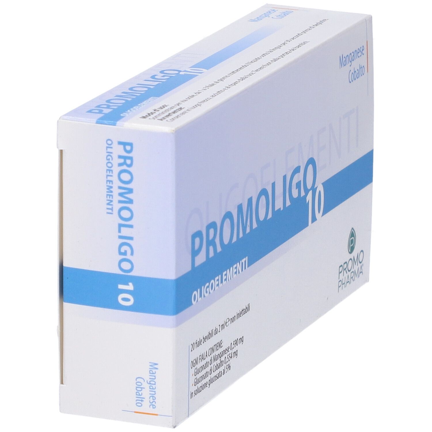 PromoPharma® PROMOLIGO 10 Manganese/Cobalto Oligoelementi