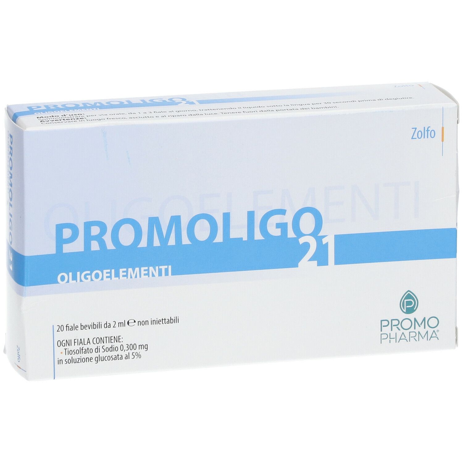 PromoPharma® PROMOLIGO 21 Zolfo Oligoelementi