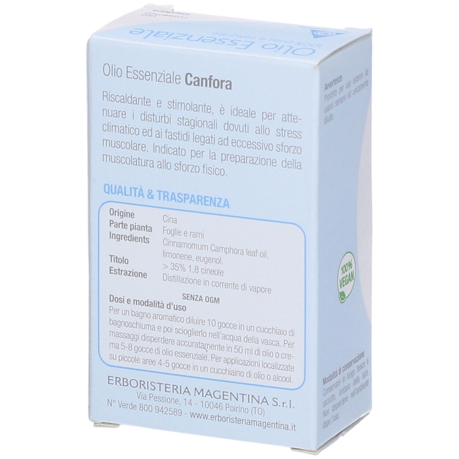 Canfora Olio Essenziale 10 Ml