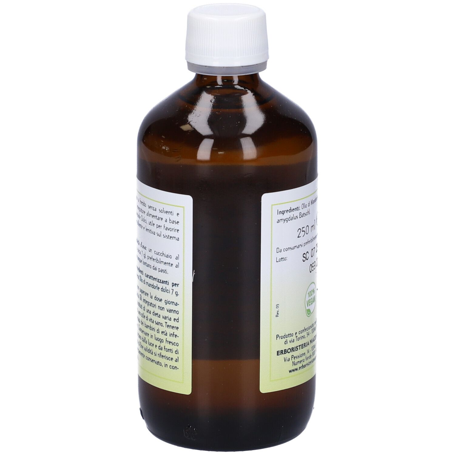 Mandorle Dolci Olio Vegetale 250 Ml
