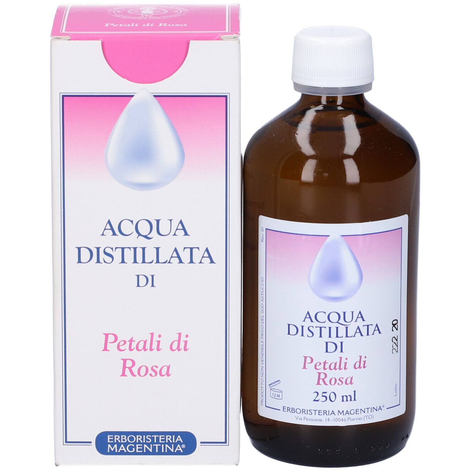 Erboristeria Magentina Acqua Distillata di Petali Di Rosa