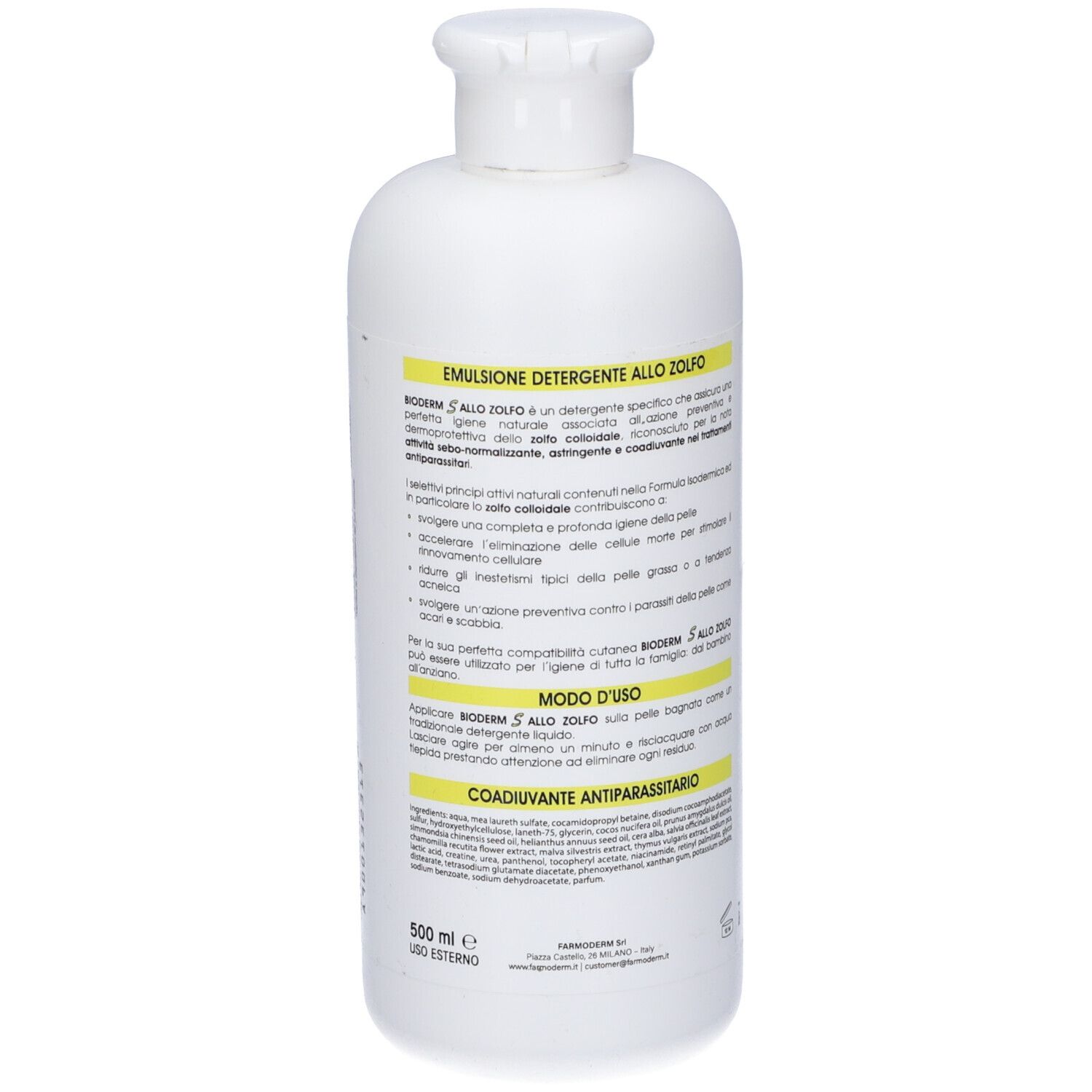 BIODERM S ANTIACNE ANTISEB 500