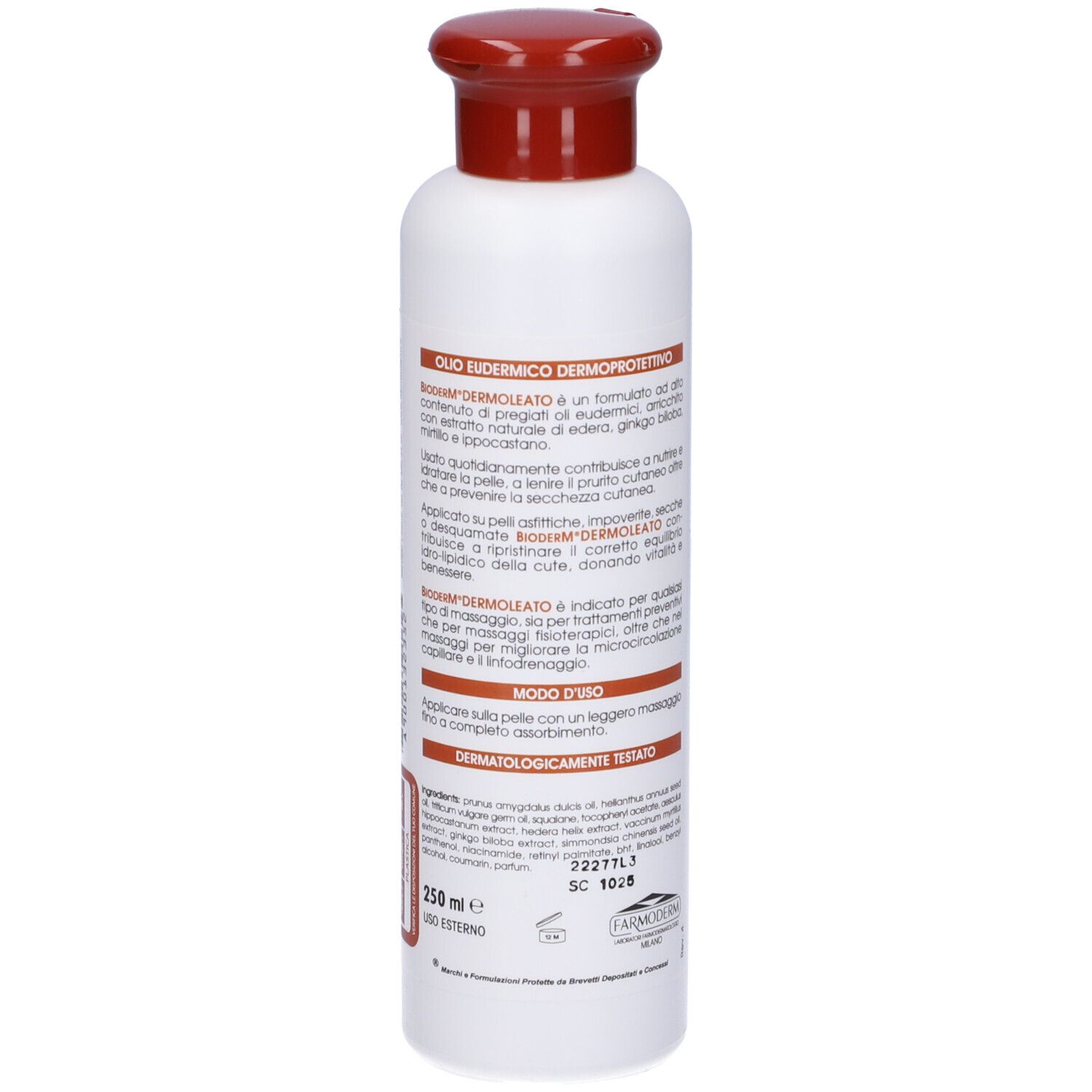 Bioderm Dermoleato Dermoprotettivo 250 Ml