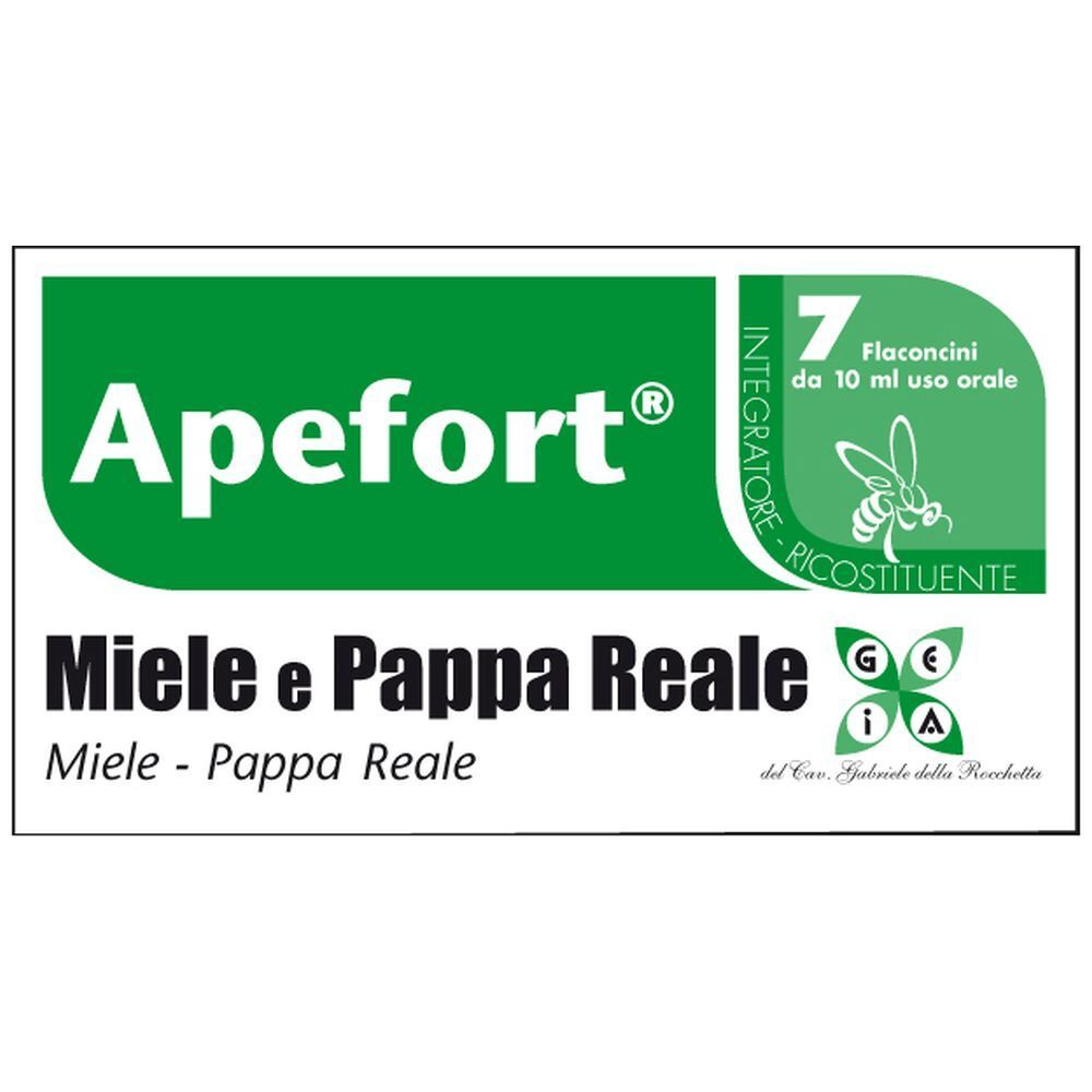 Apefort Miele Pappa Reale 7 Flaconcini 10 Ml