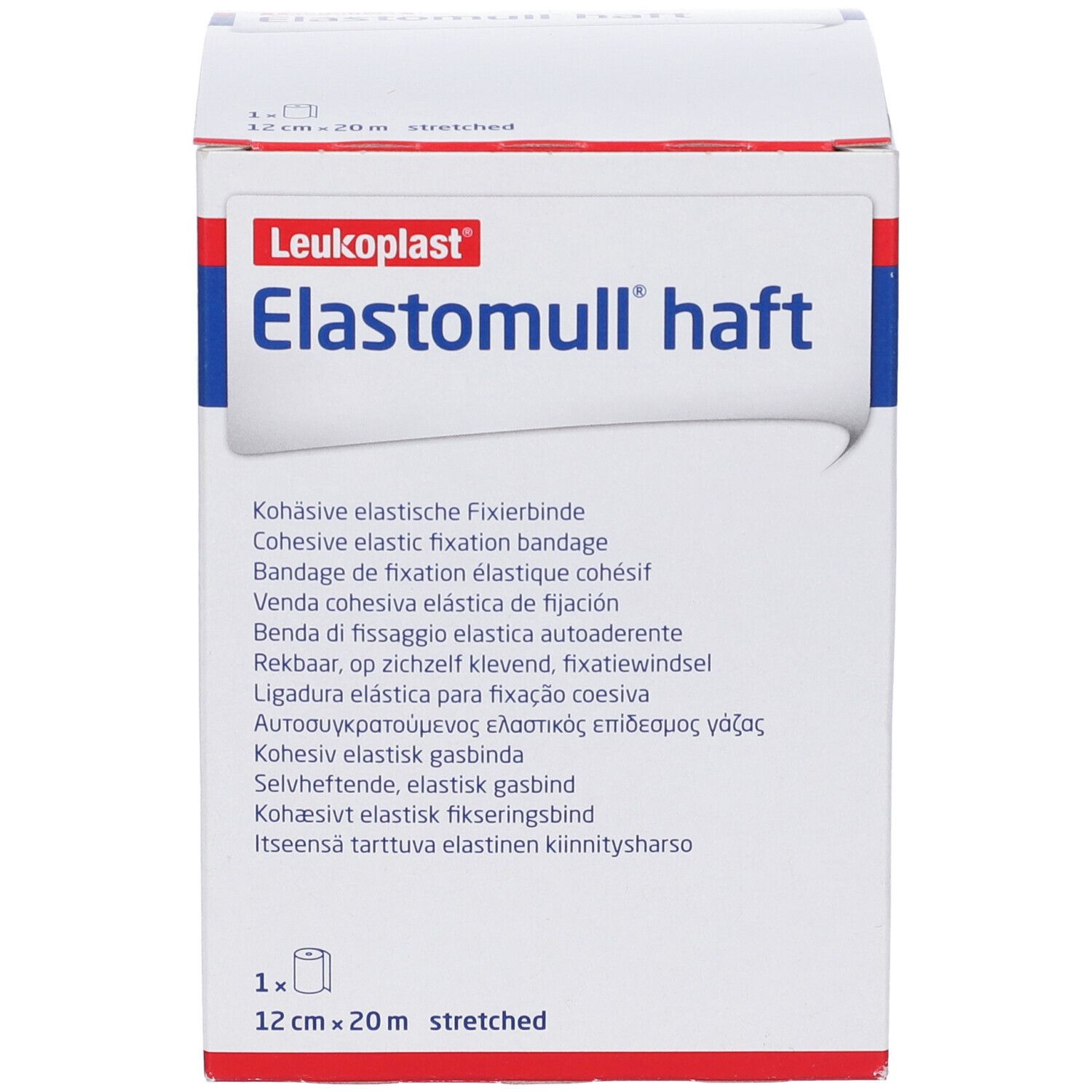 Benda Elastica Autoadesiva Per Fissaggio Medicazioni Elastomull Haft Lf Altezza 12 Cm Lunghezza 20 M