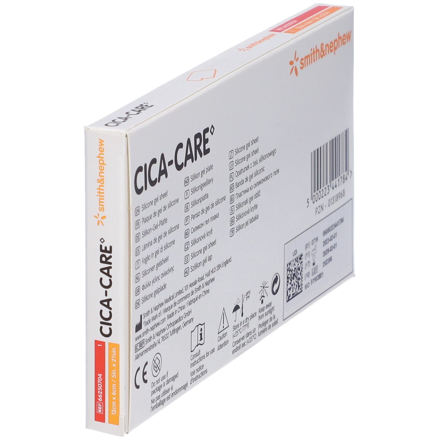Cica-Care Medicazione Gel in Silicone 12x6 cm