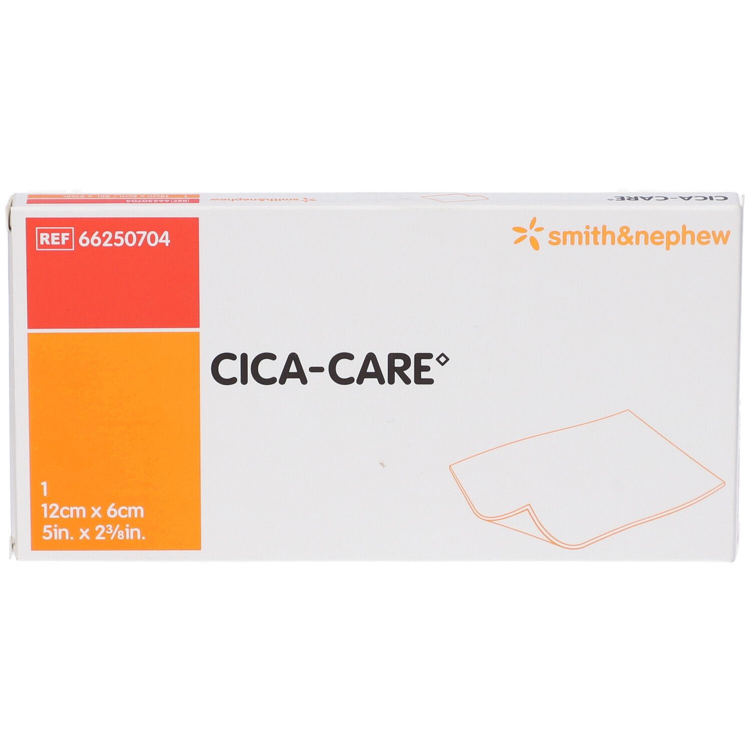 Cica-Care Medicazione Gel in Silicone 12x6 cm