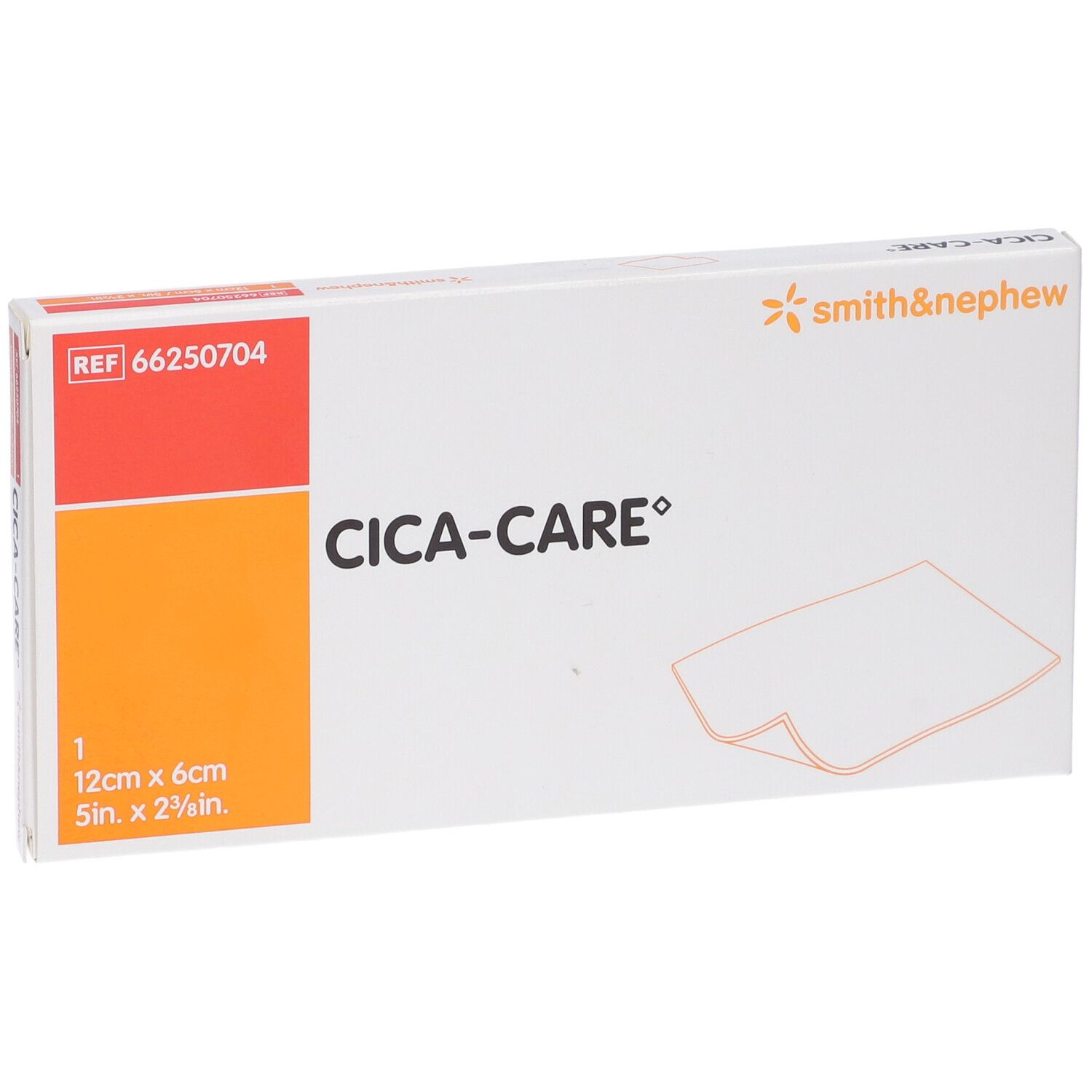 Cica-Care Medicazione Gel in Silicone 12x6 cm