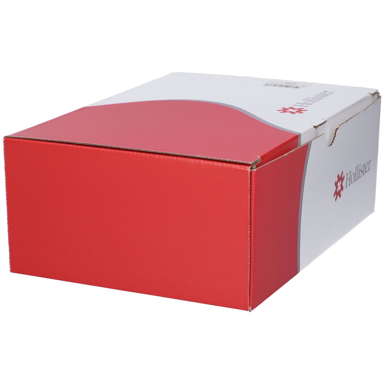 Confezione prodotto Hollister, fronte rosso, sopra bianco.