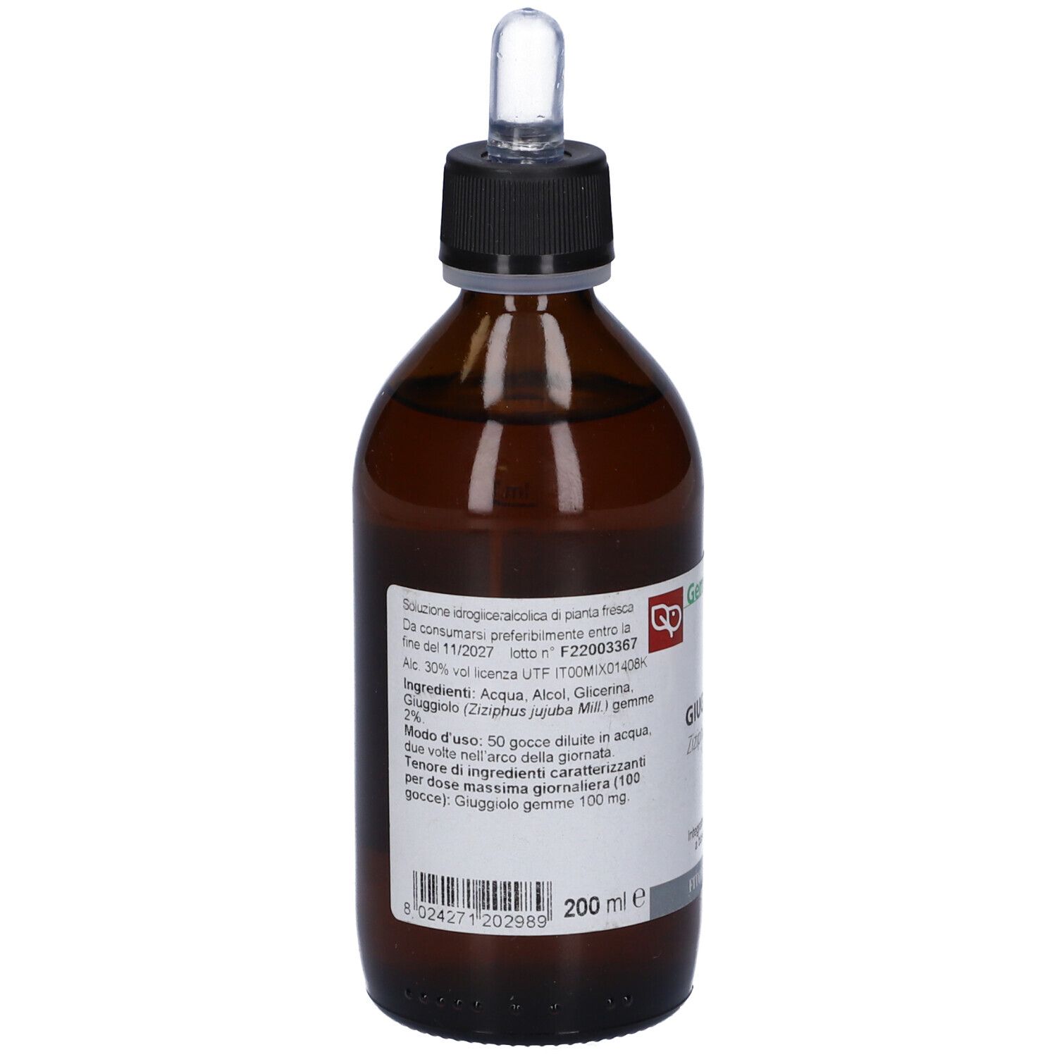 Giuggiolo Macerato Glicerico 200 Ml
