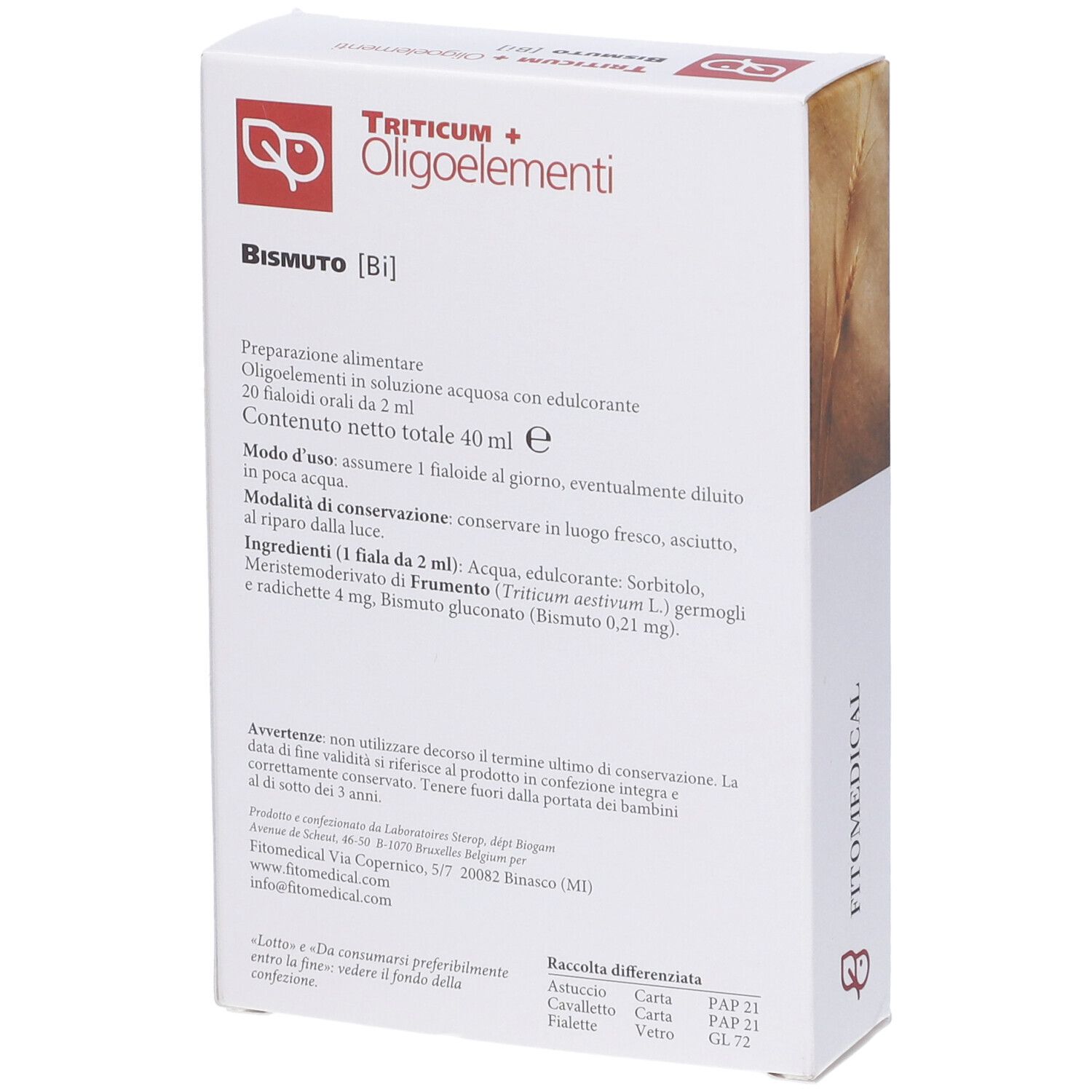 Triticum+Bi 20 Fiale 2 Ml