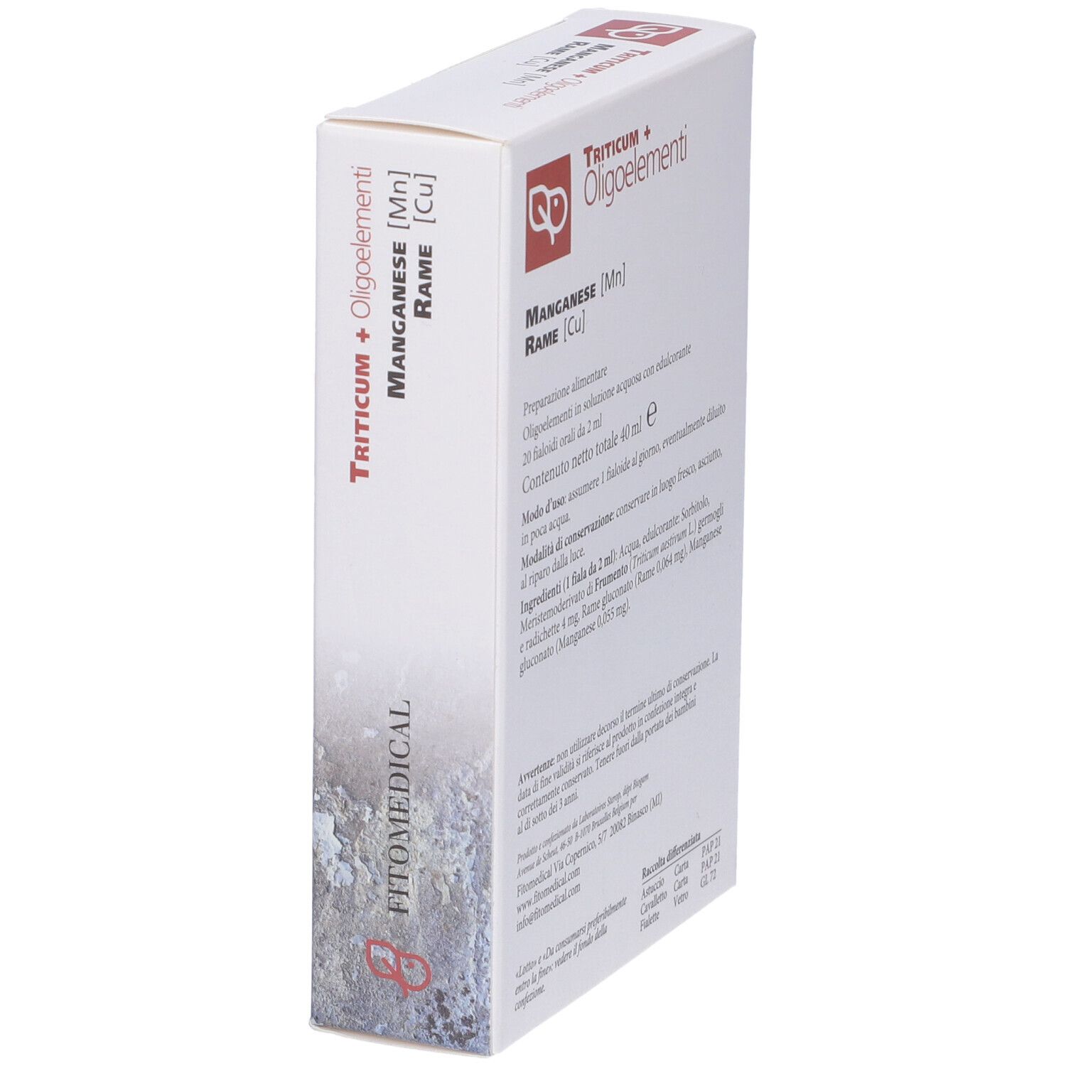 Triticum+Mn+Cu 20 Fiale 2 Ml
