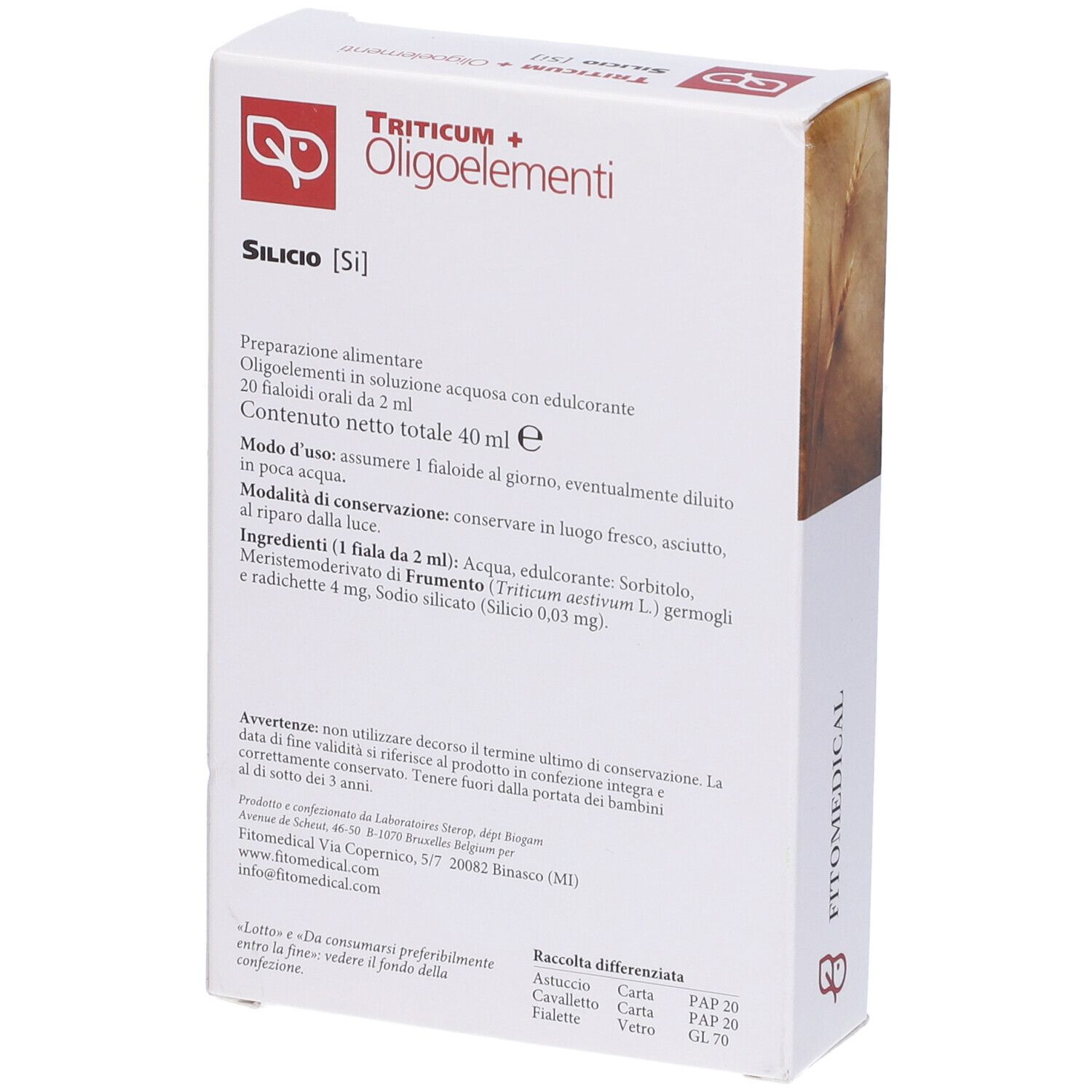 Triticum+Si 20 Fiale 2 Ml