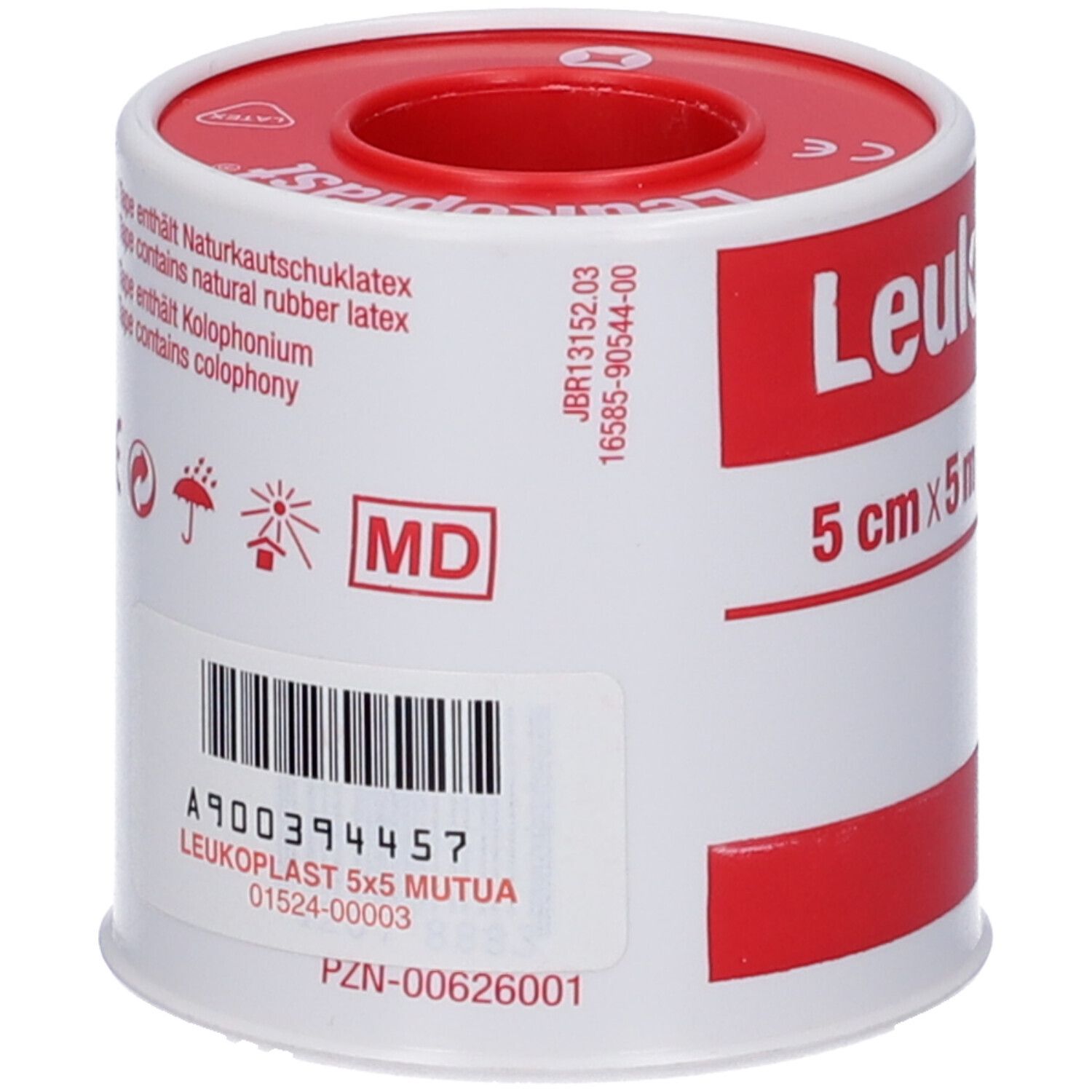 Cerotto Chirurgico Per Fissaggio Medicazioni In Rocchetto Leukoplast Supporto Viscosa Color Pelle Massa Adesiva Caucciu' Ossido Di Zinco 5X500Cm Mutuabile